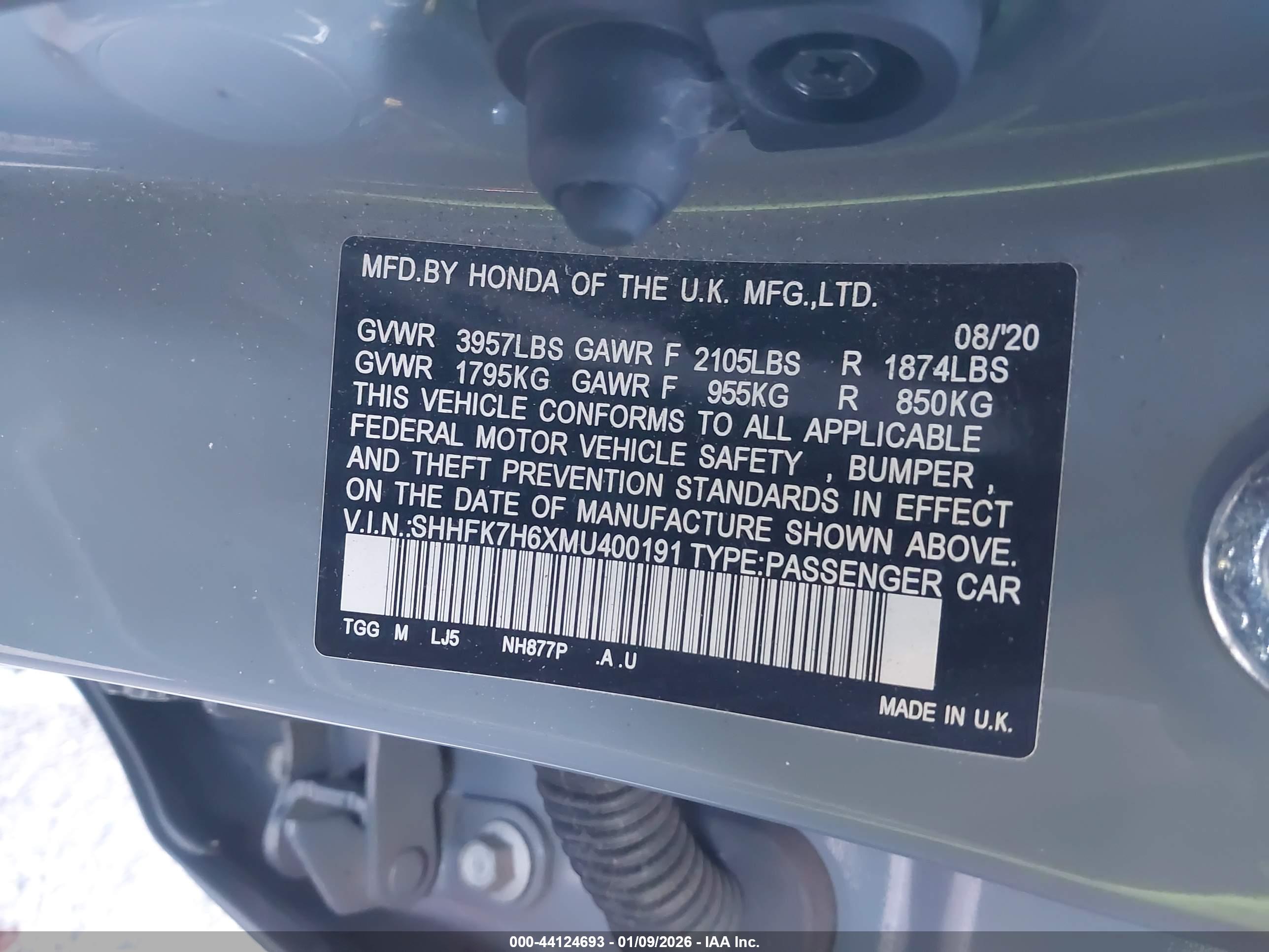 HONDA CIVIC image 9