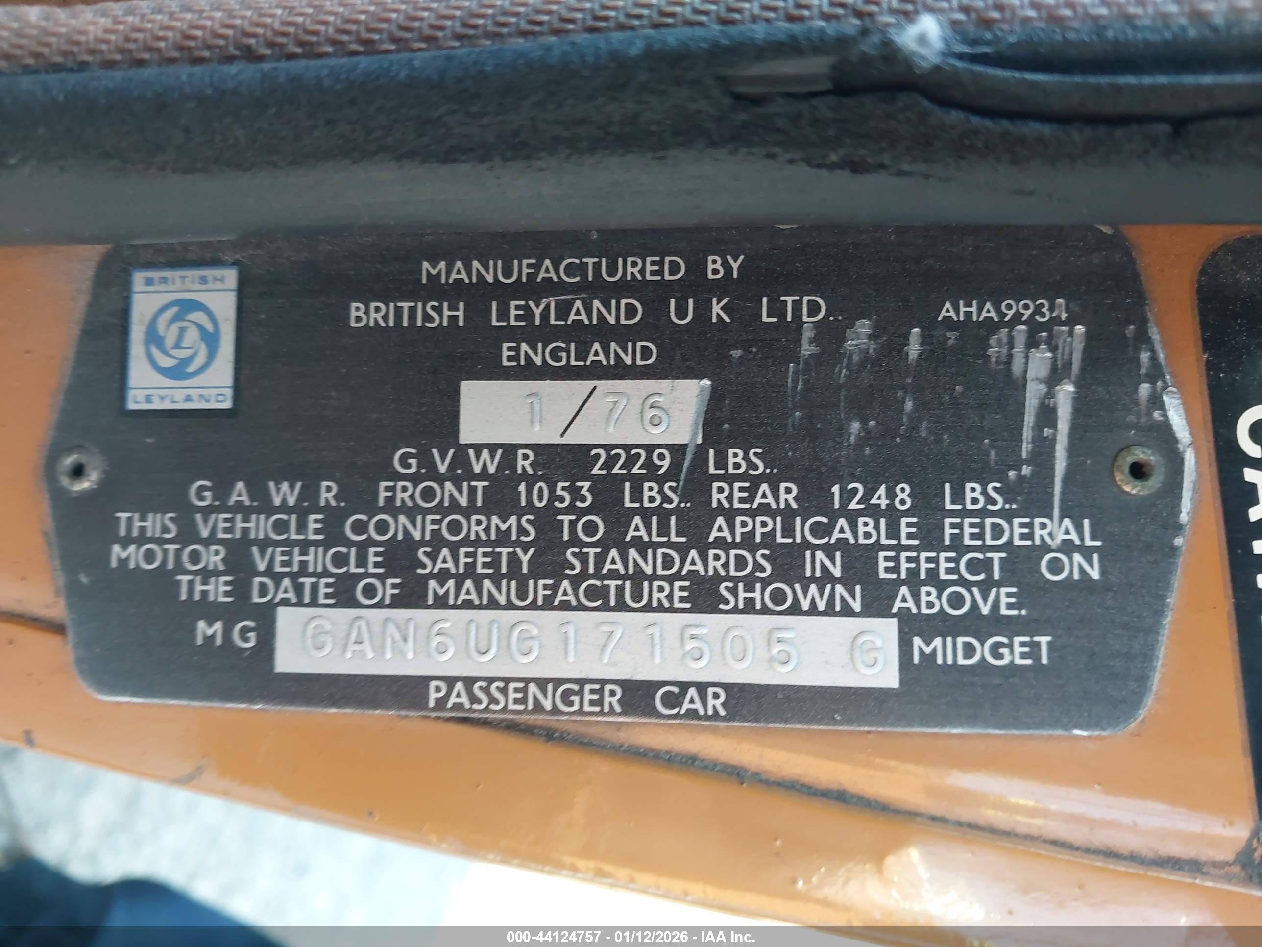 MG MIDGET image 9