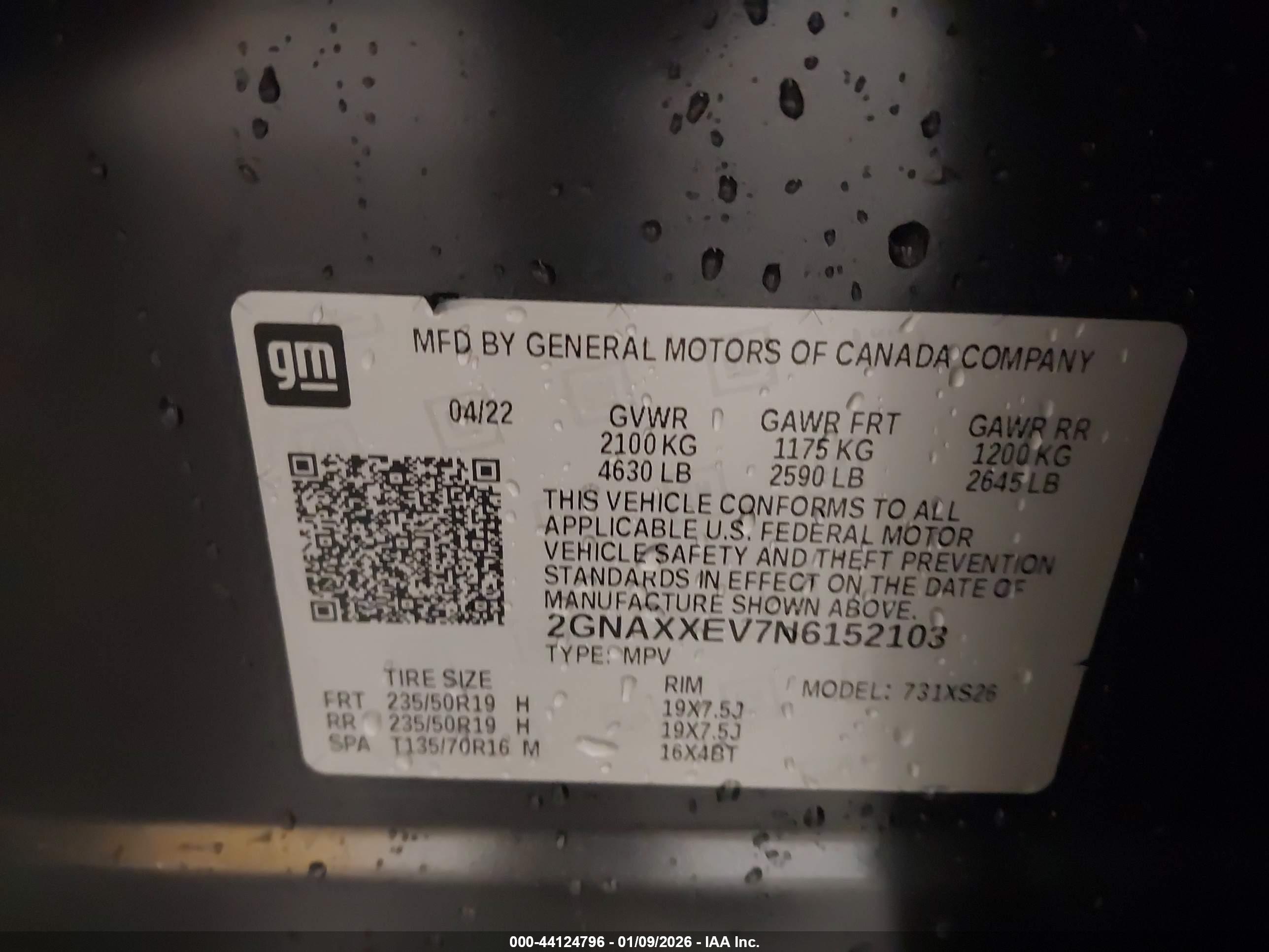 CHEVROLET EQUINOX image 9