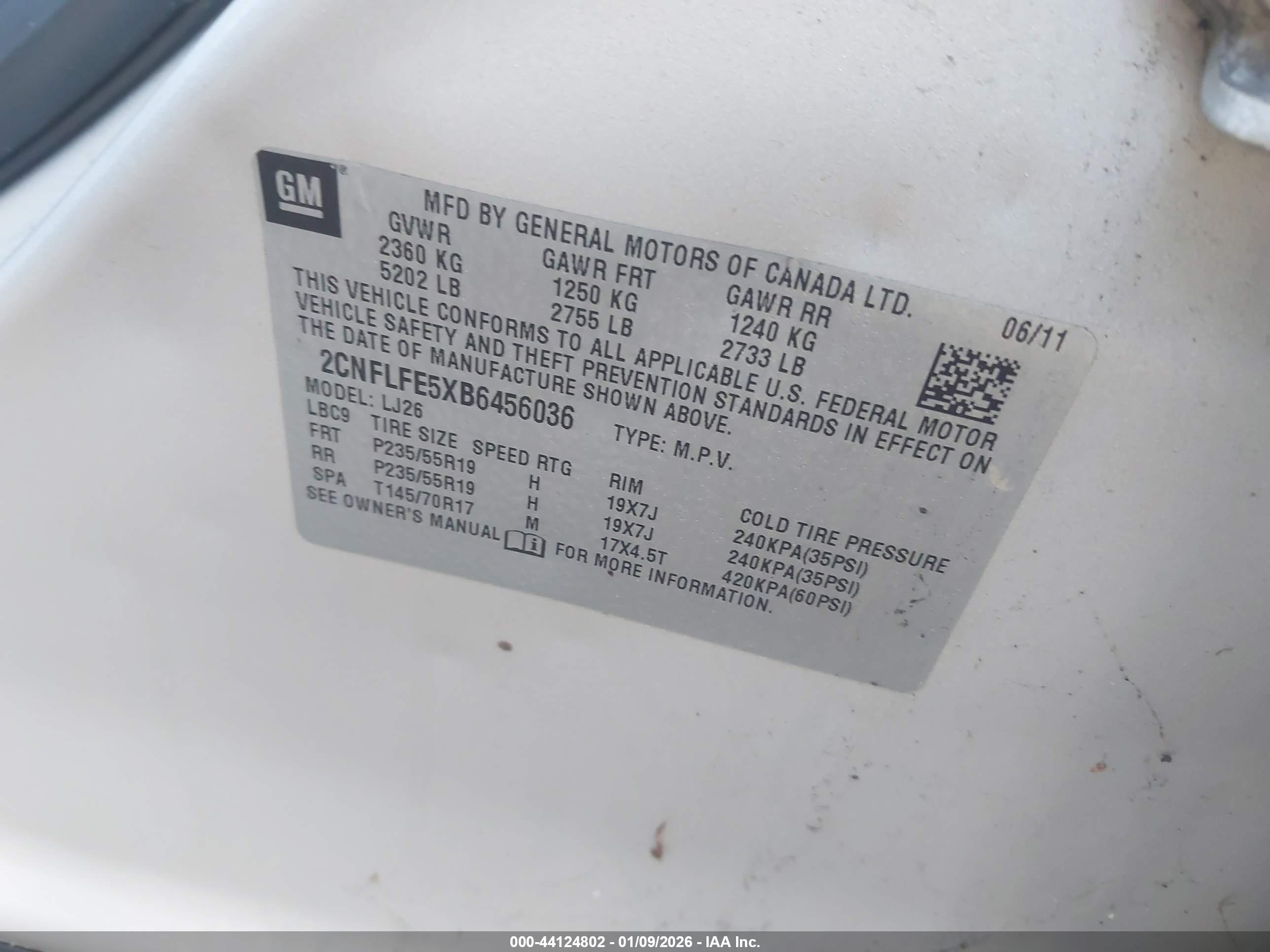 CHEVROLET EQUINOX image 9