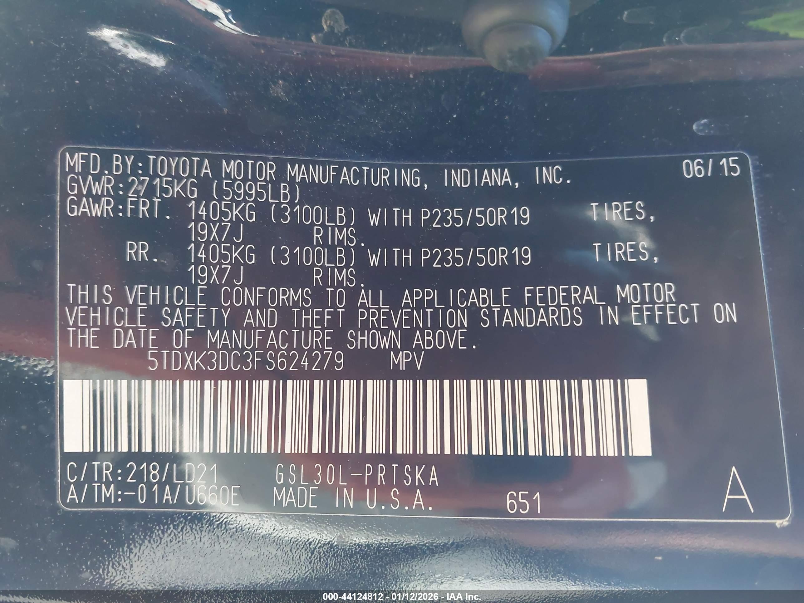 TOYOTA SIENNA image 9