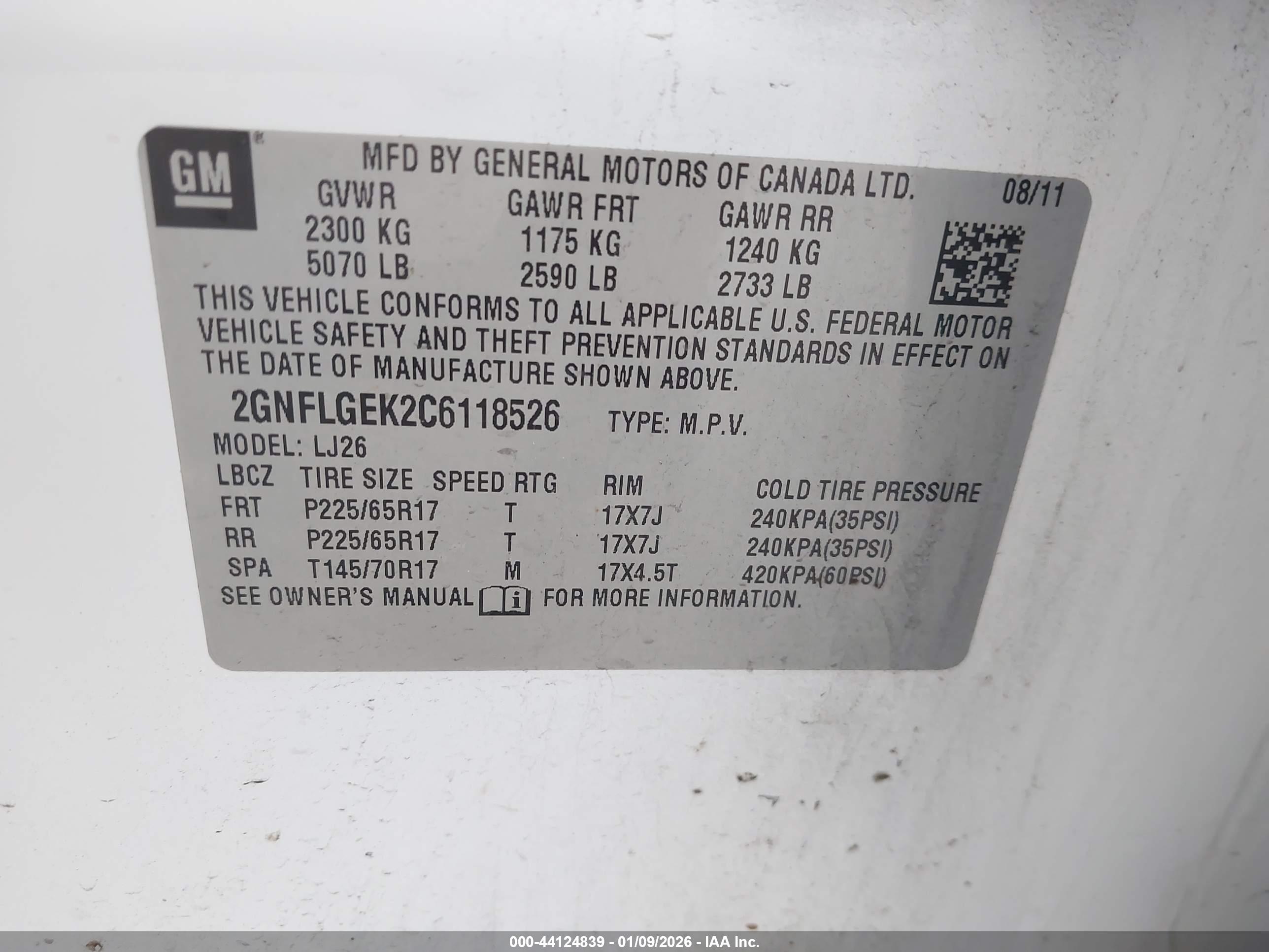 CHEVROLET EQUINOX image 9