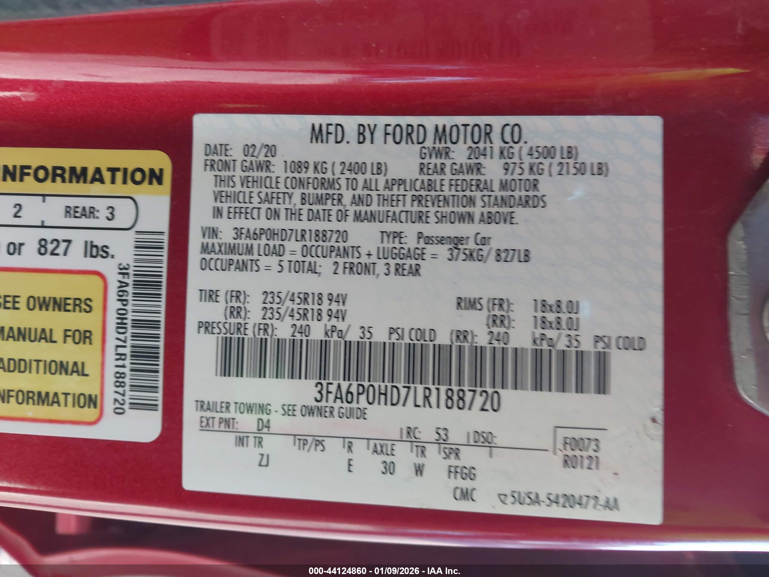 FORD FUSION image 9
