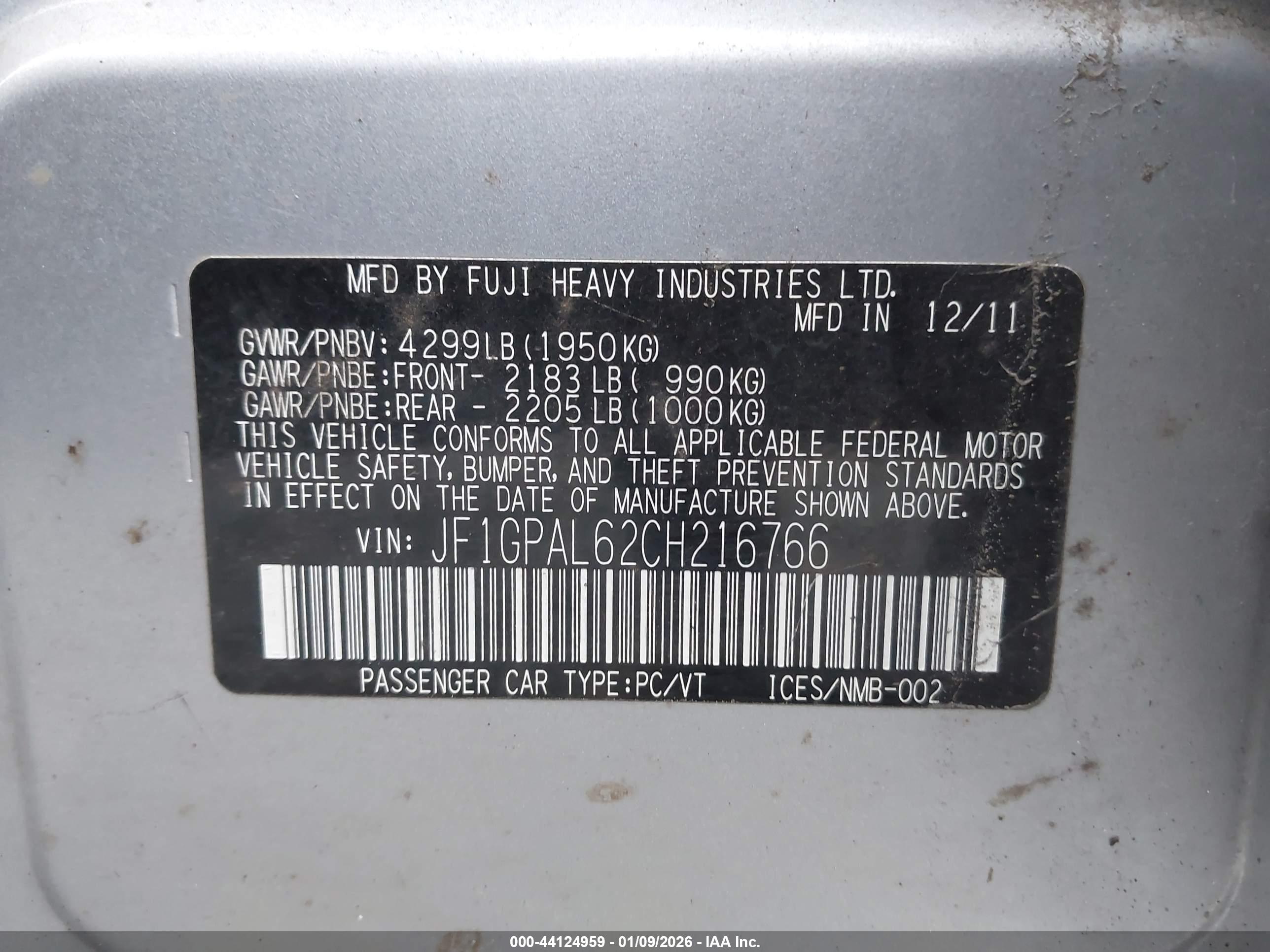 SUBARU IMPREZA image 9