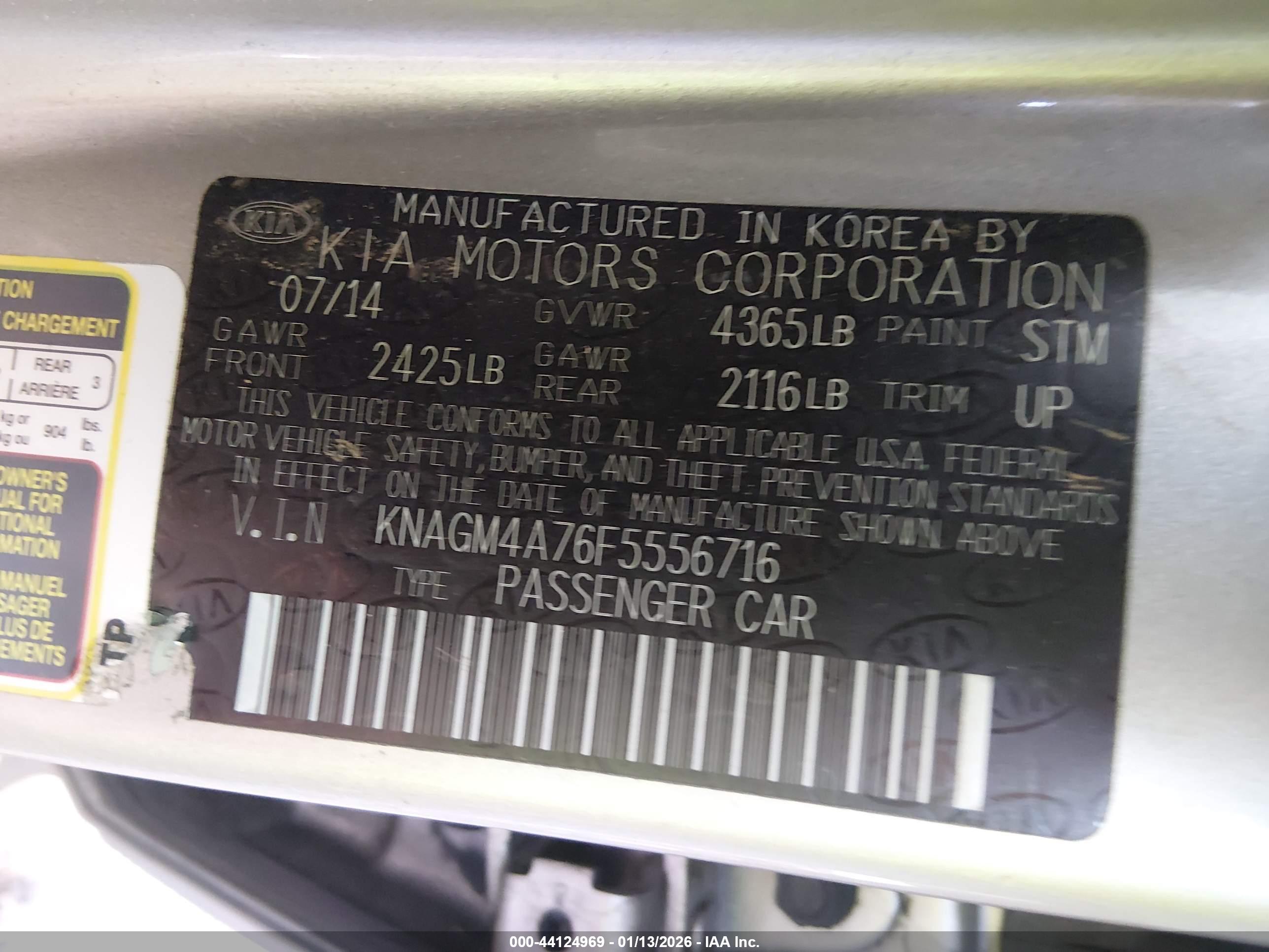 KIA OPTIMA image 9