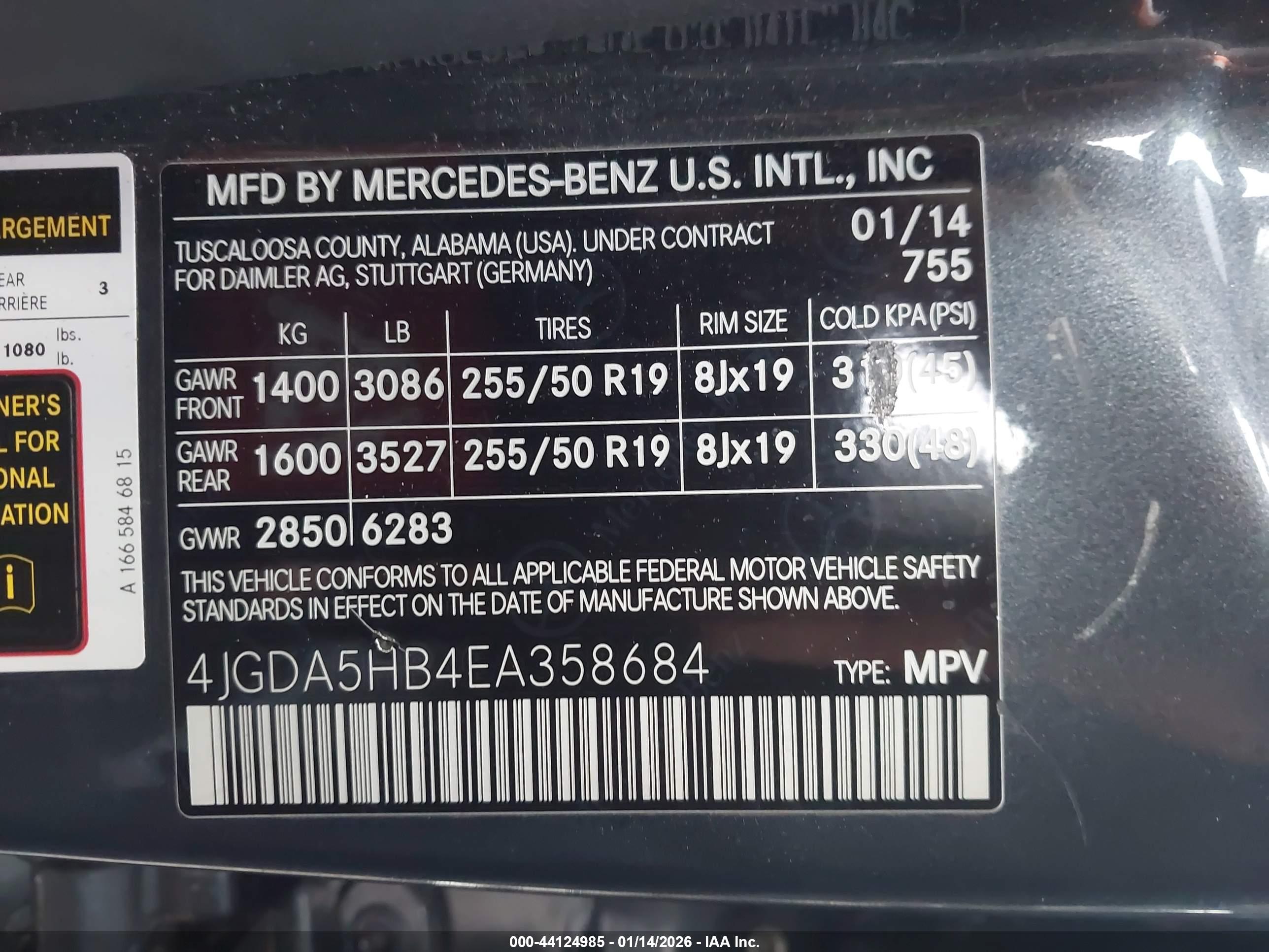 MERCEDES-BENZ ML image 9
