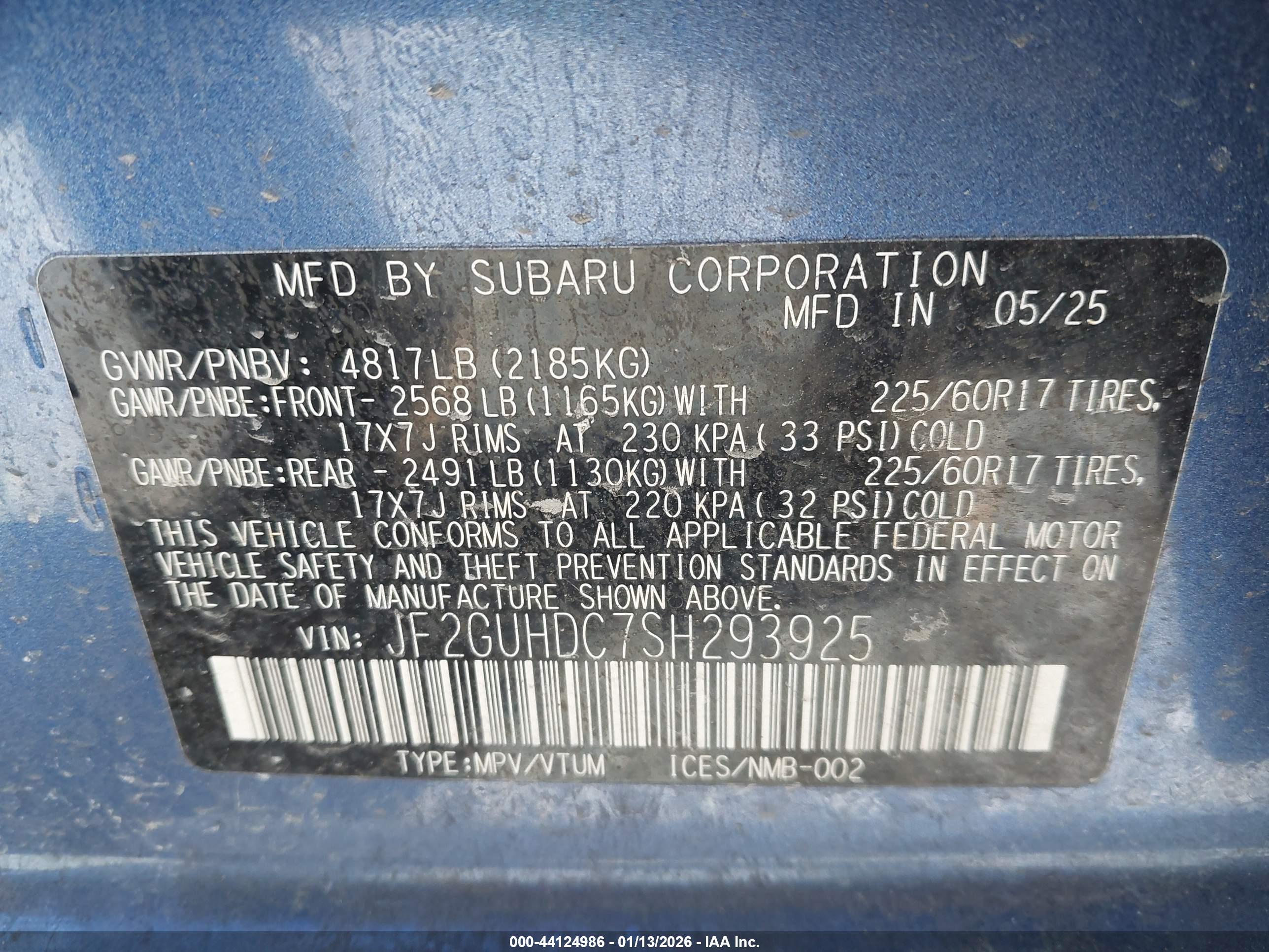 SUBARU CROSSTREK image 9