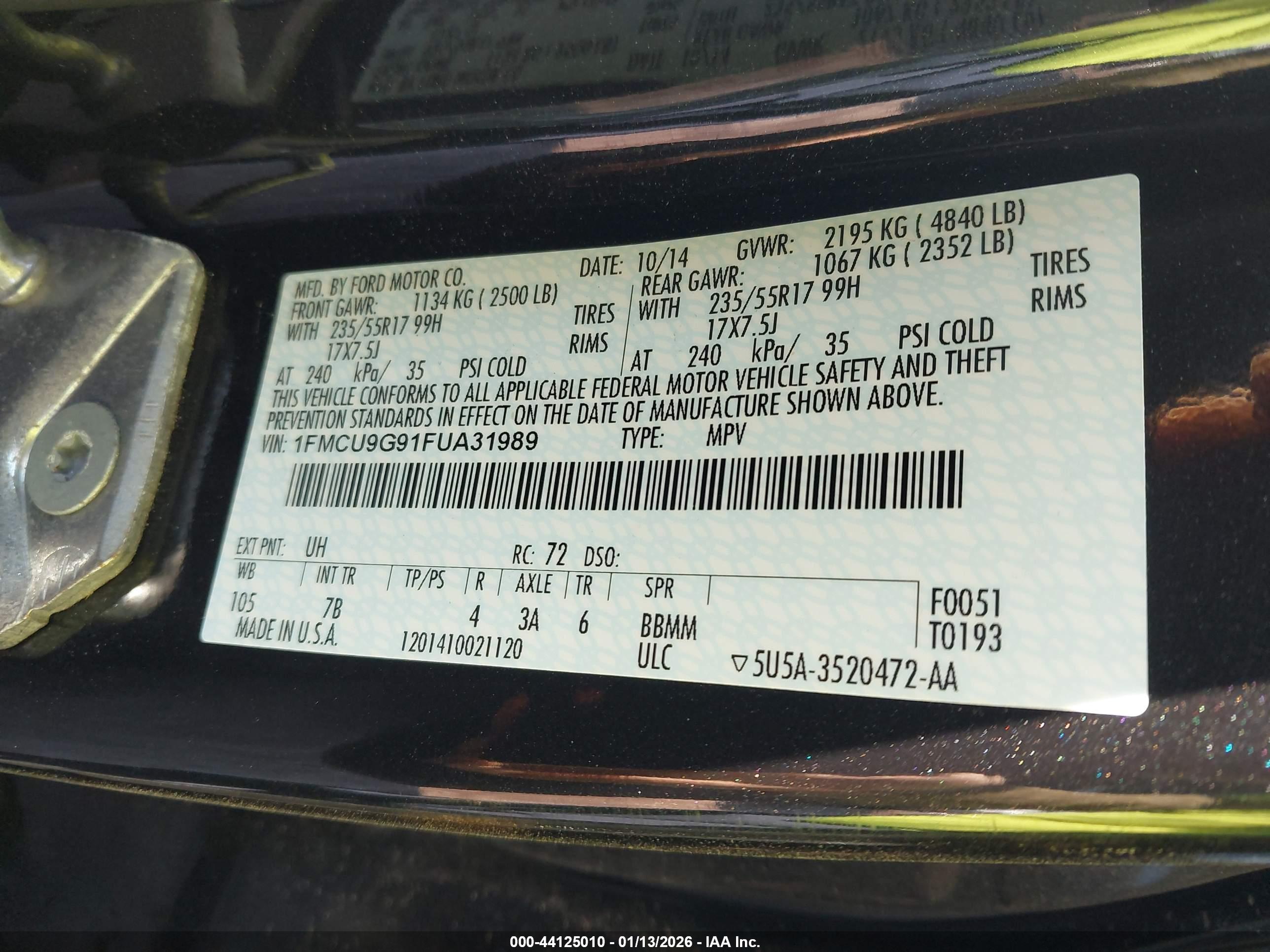 FORD ESCAPE image 9