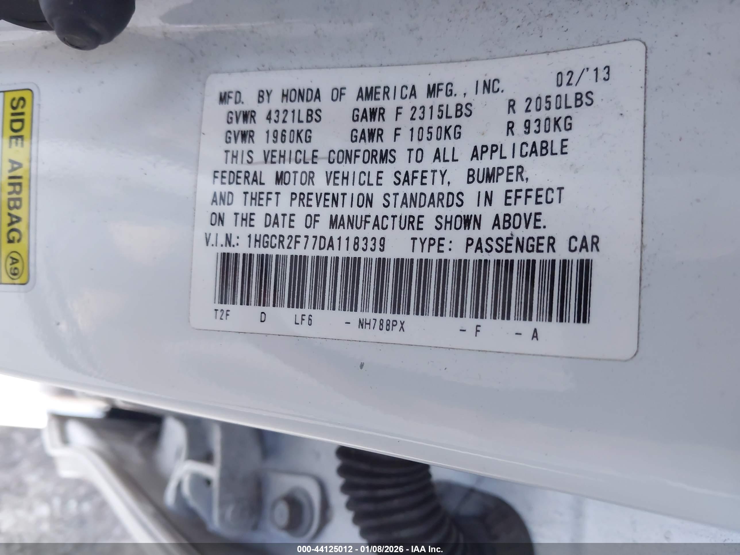 HONDA ACCORD image 9