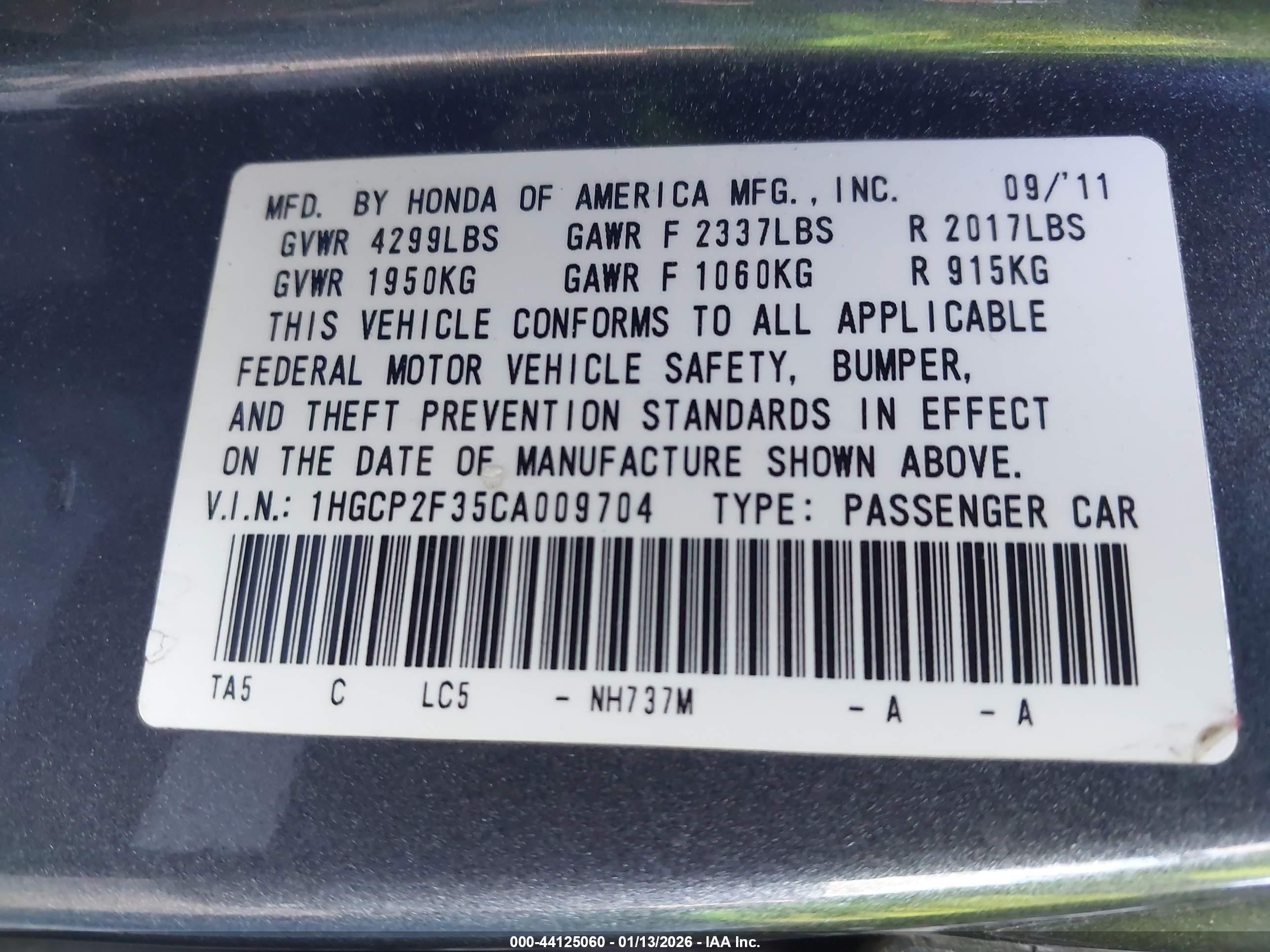HONDA ACCORD image 9