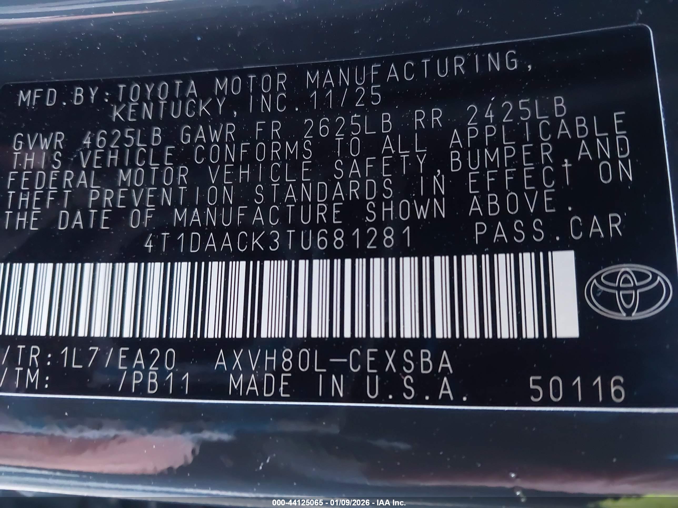 TOYOTA CAMRY image 9