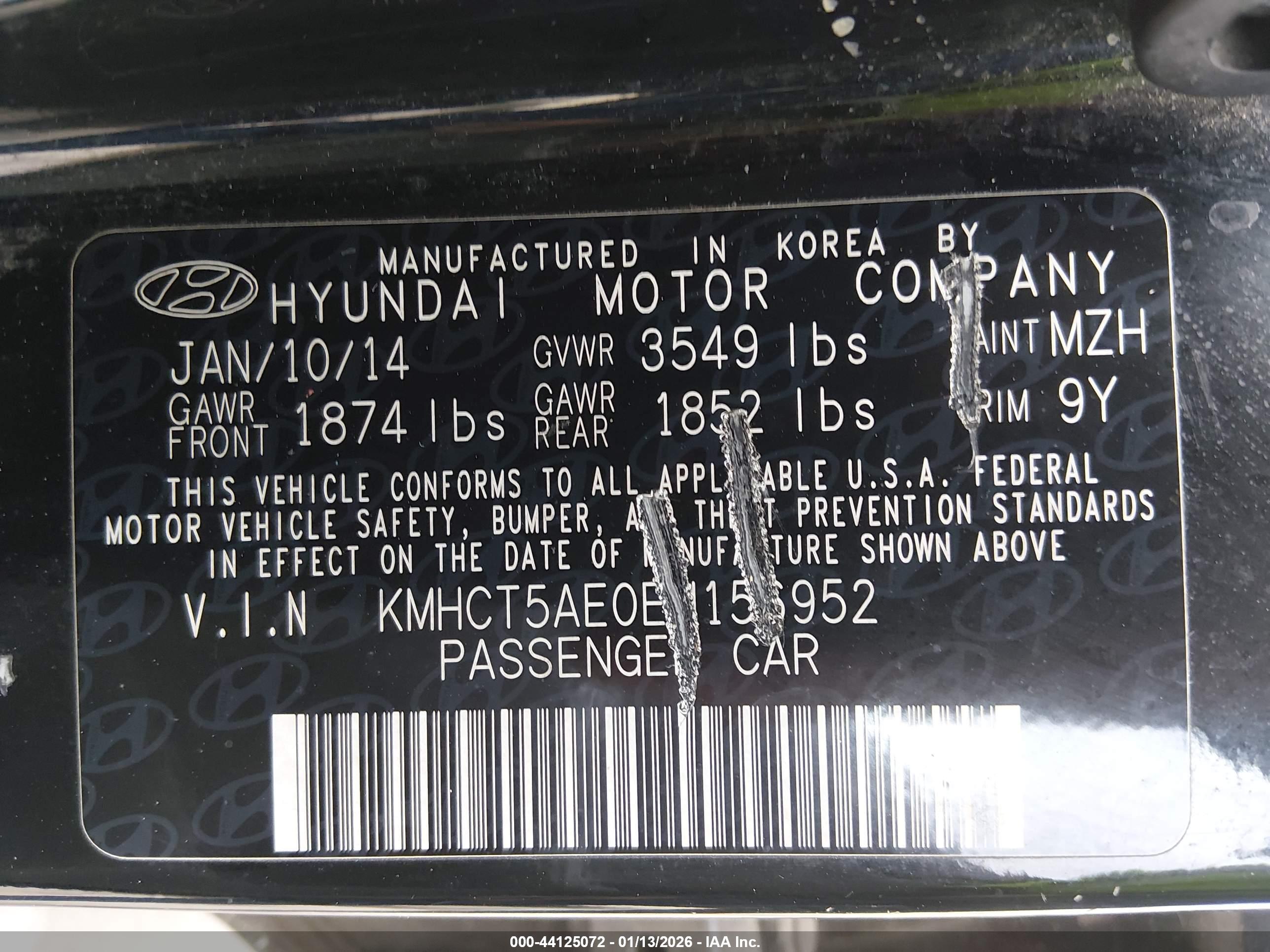 HYUNDAI ACCENT image 9
