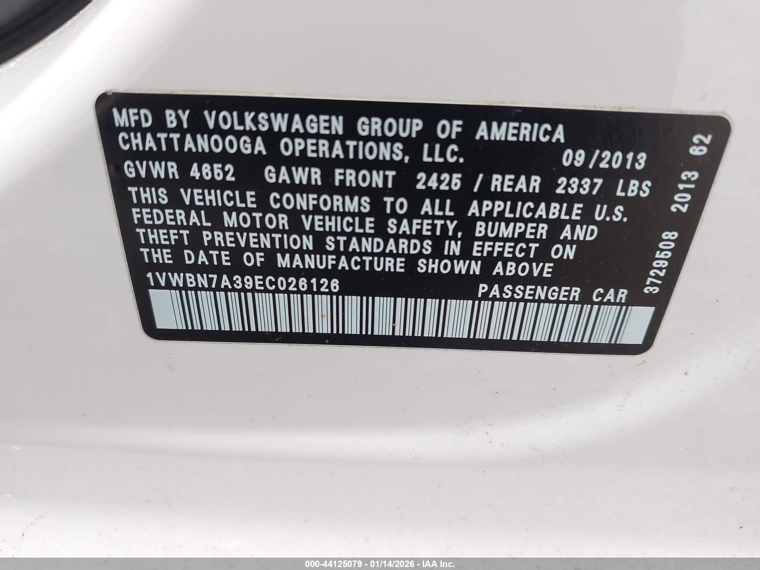 VOLKSWAGEN PASSAT image 9