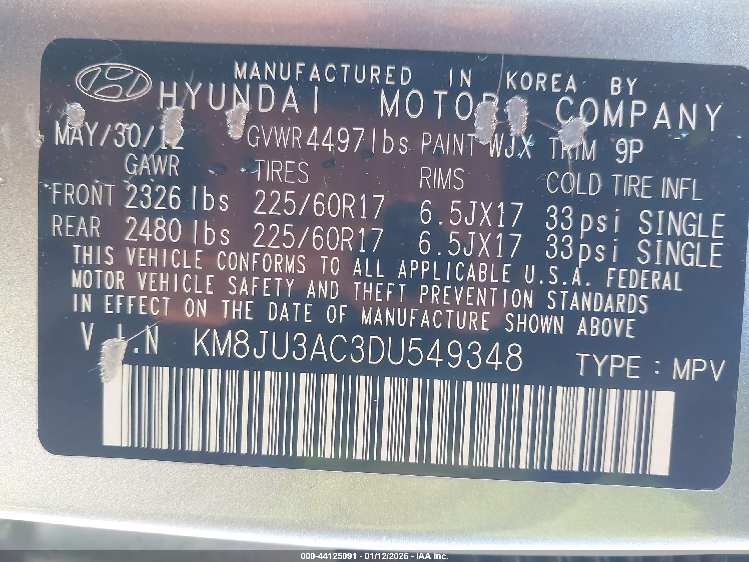 HYUNDAI TUCSON image 9