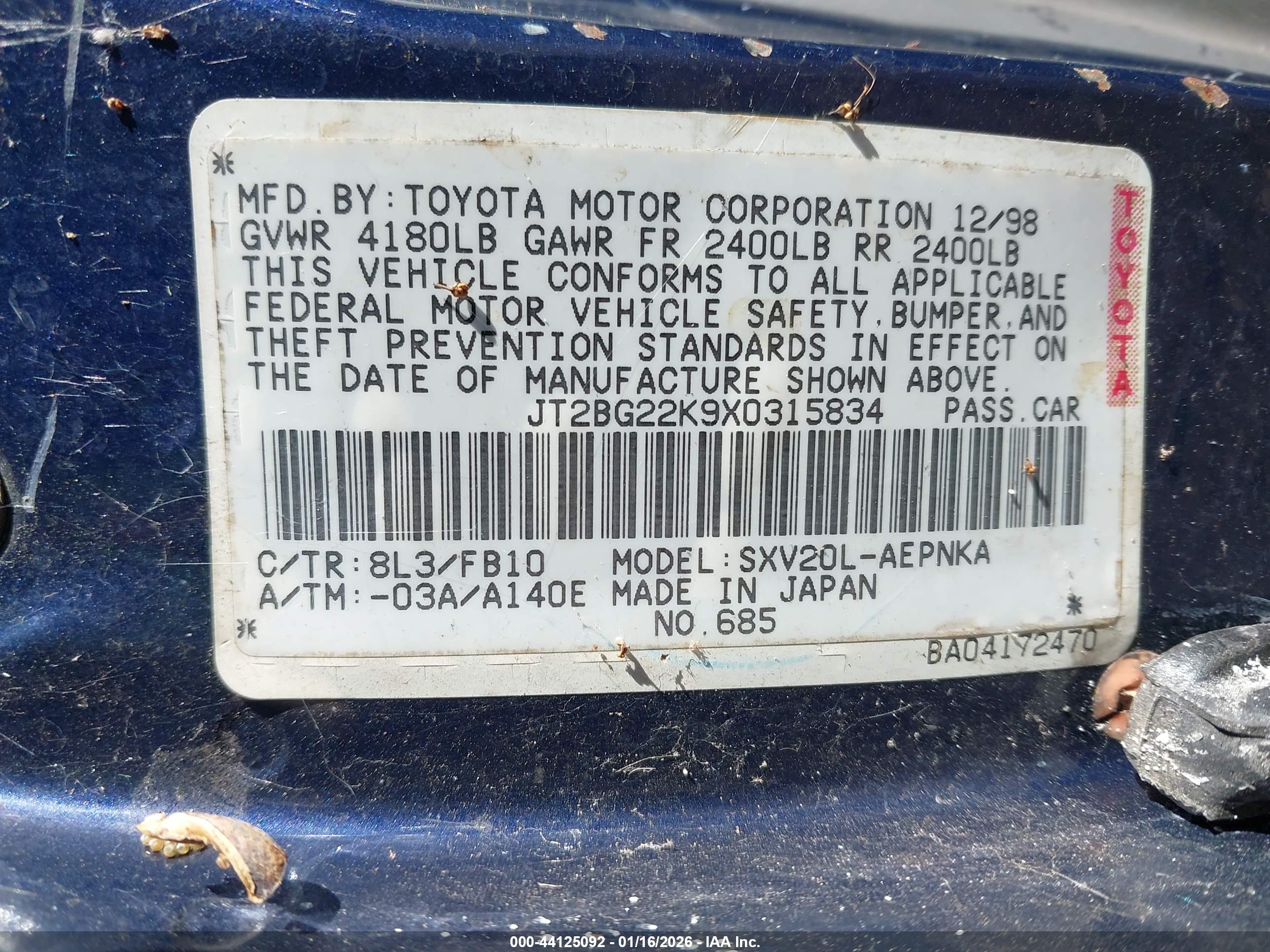 TOYOTA CAMRY image 9
