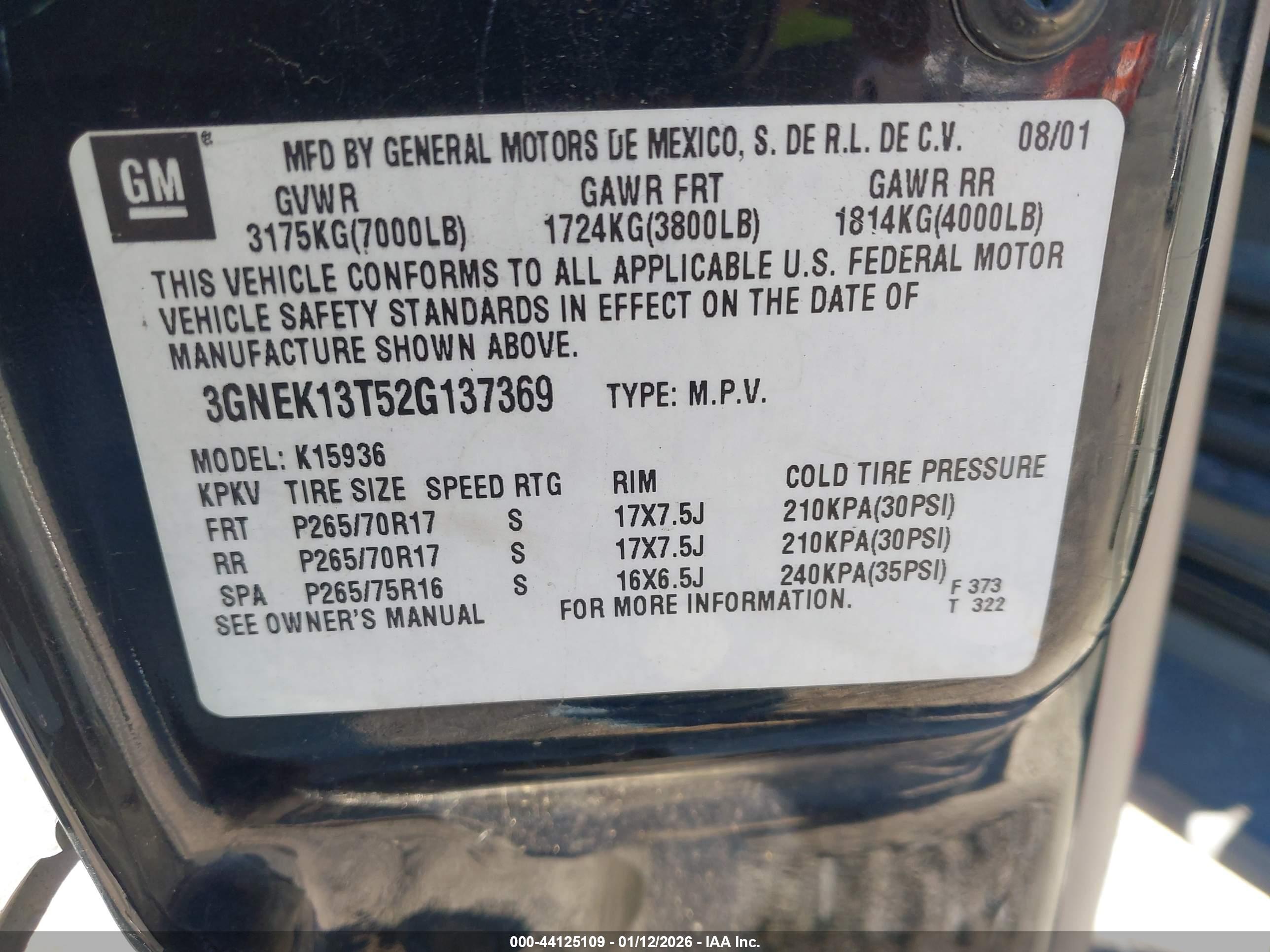CHEVROLET AVALANCHE image 9