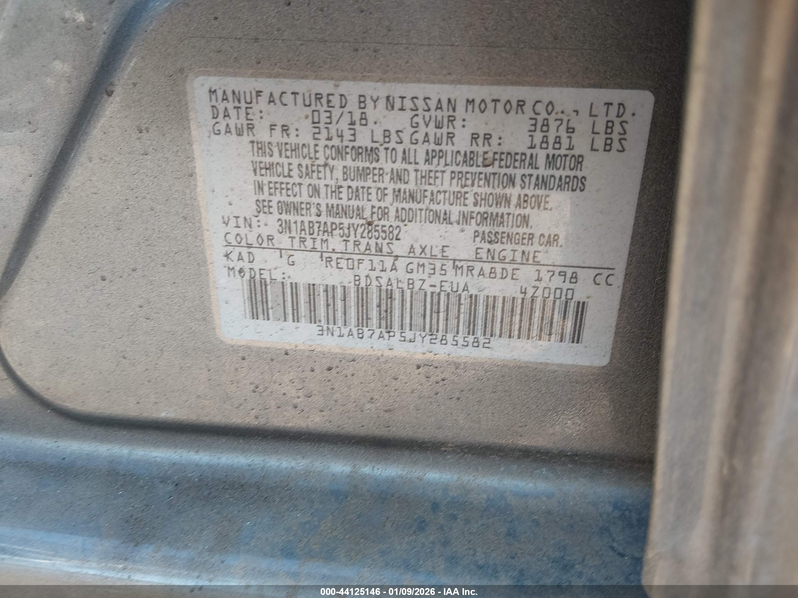 NISSAN SENTRA image 9