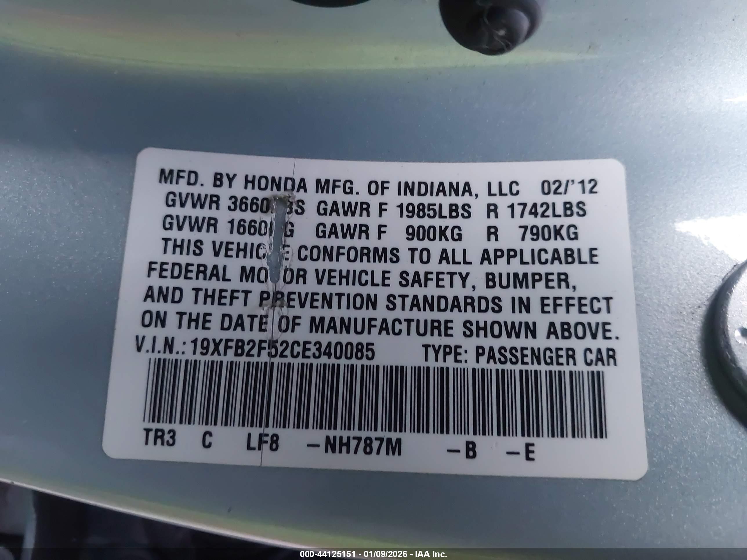 HONDA CIVIC image 9