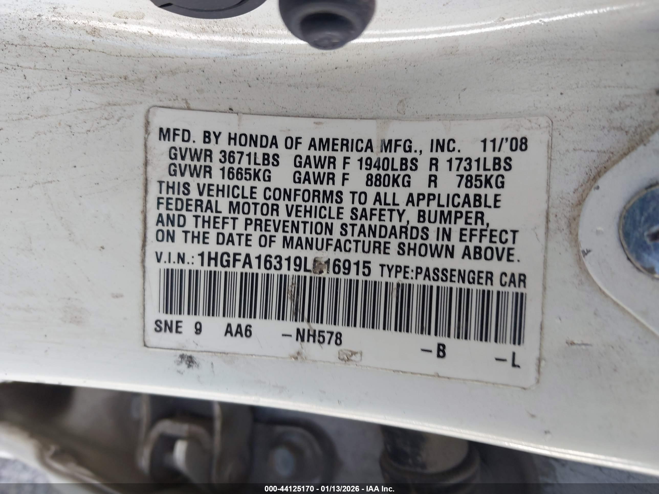 HONDA CIVIC image 9