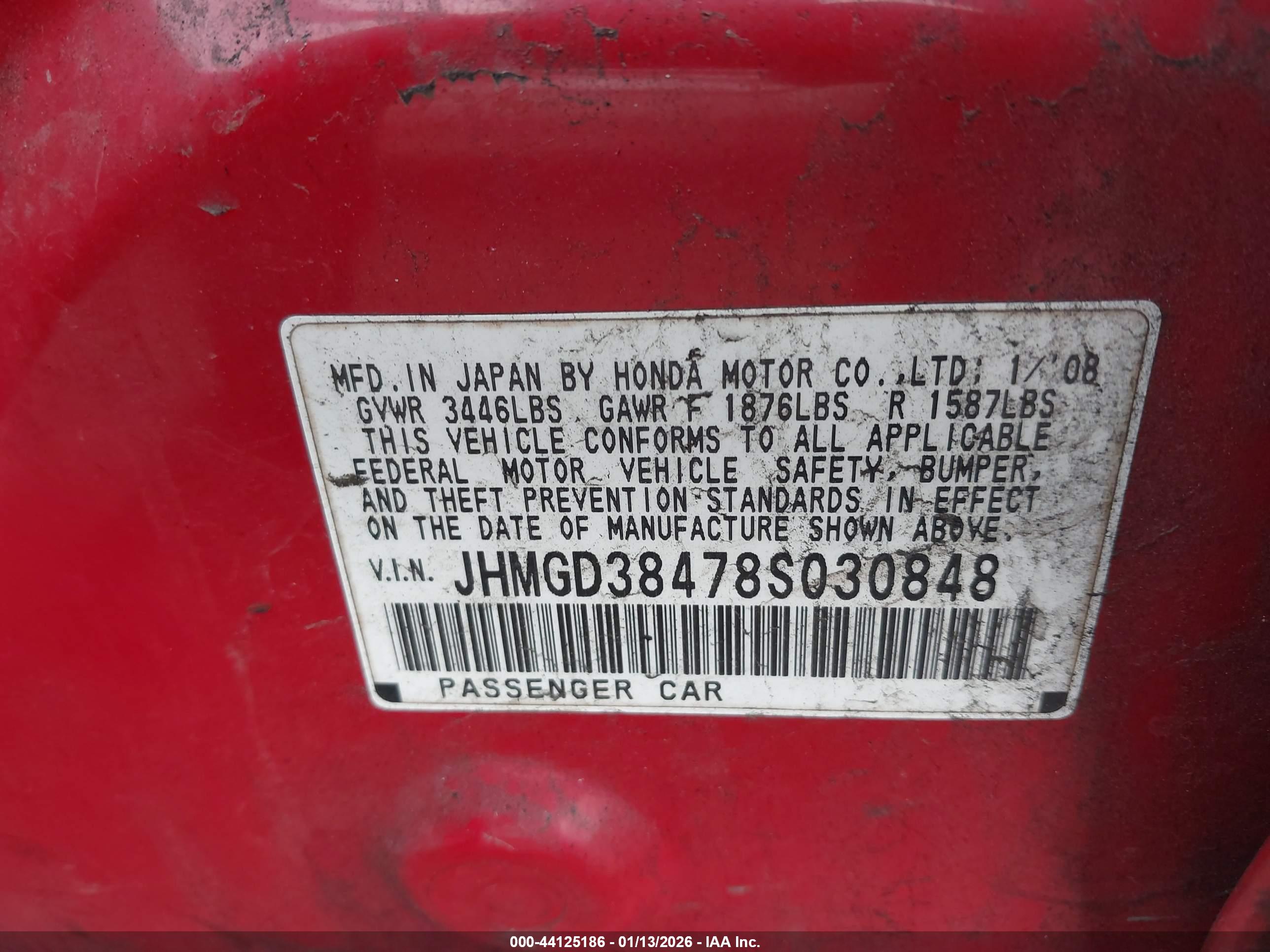 HONDA FIT image 9