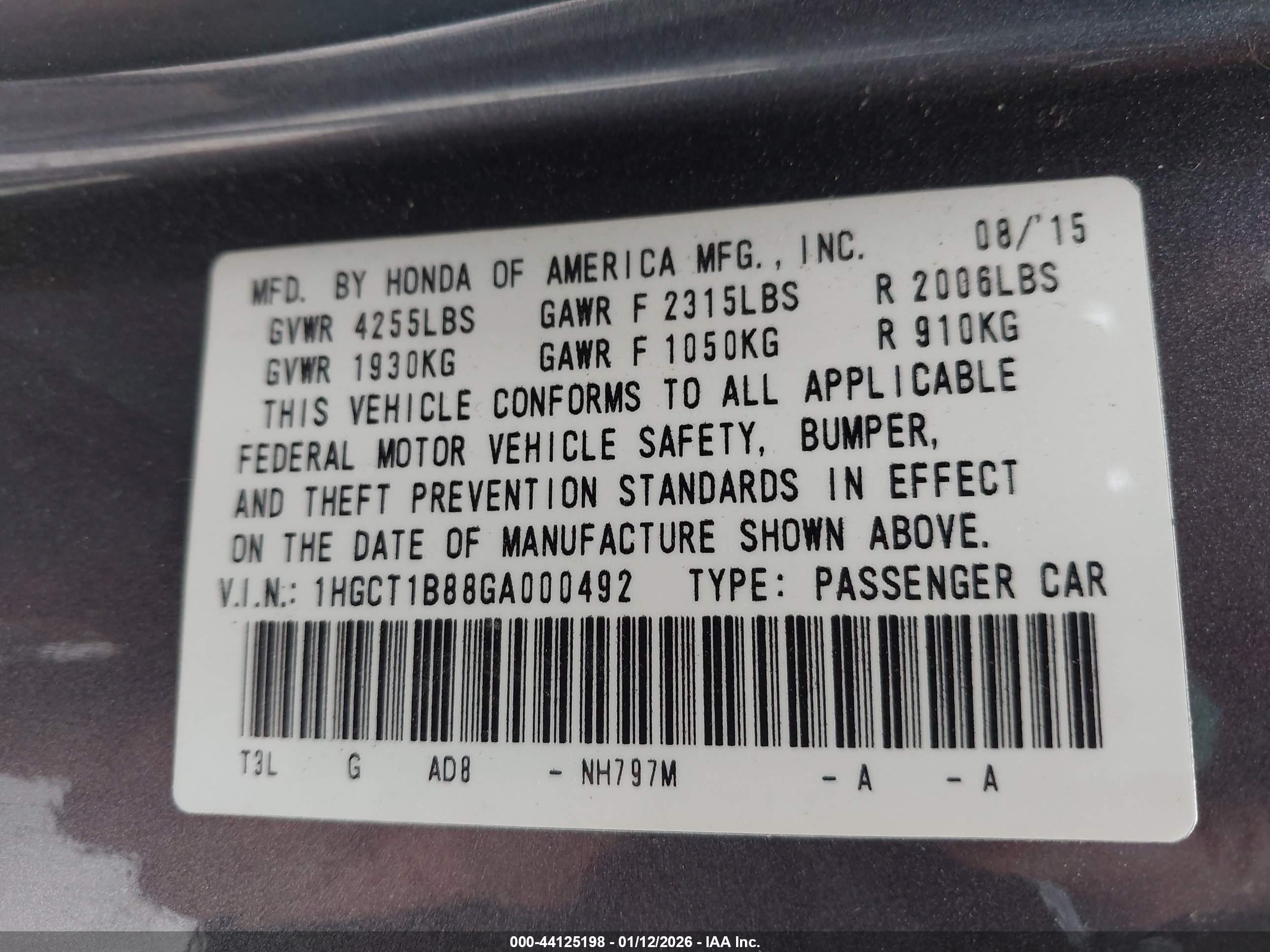 HONDA ACCORD image 9