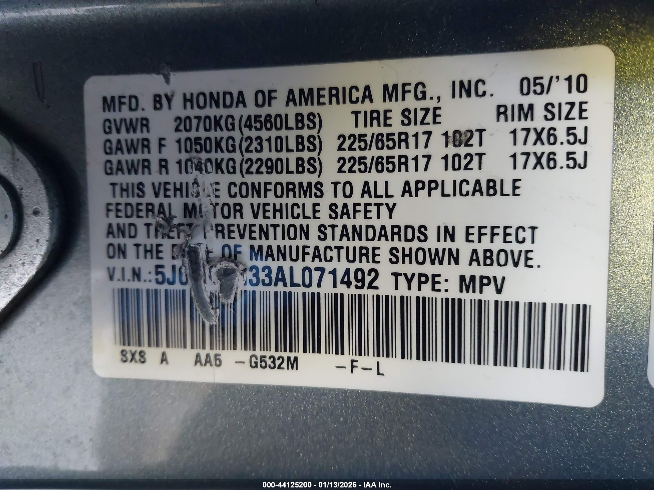 HONDA CR-V image 9