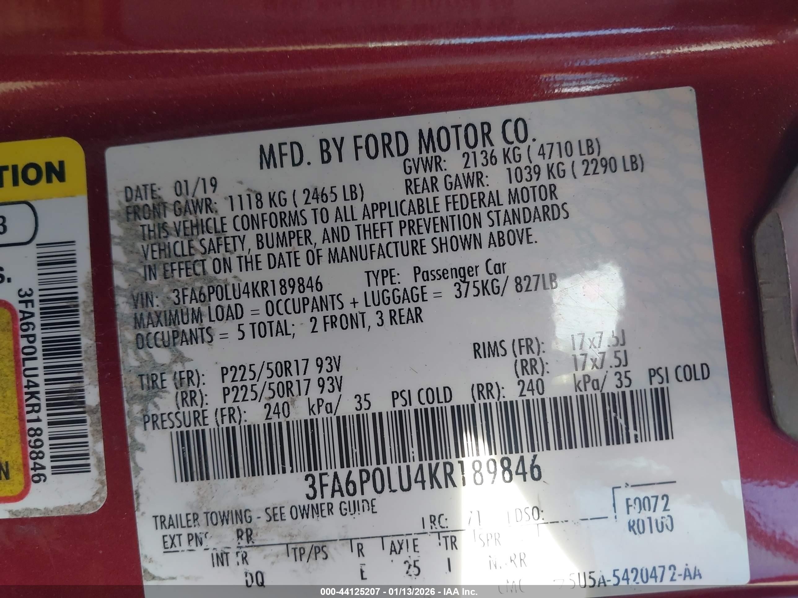 FORD FUSION image 9