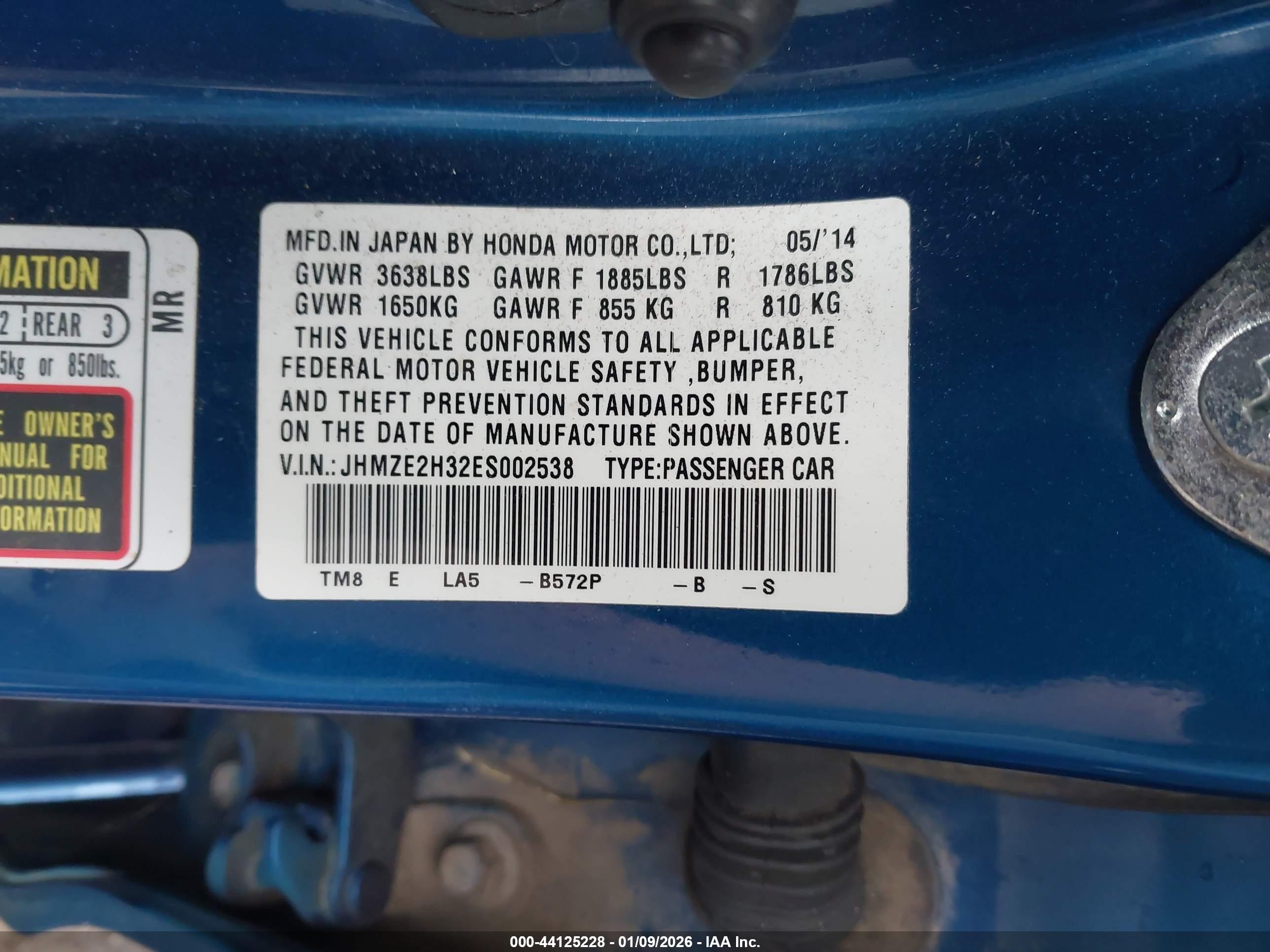HONDA INSIGHT image 9