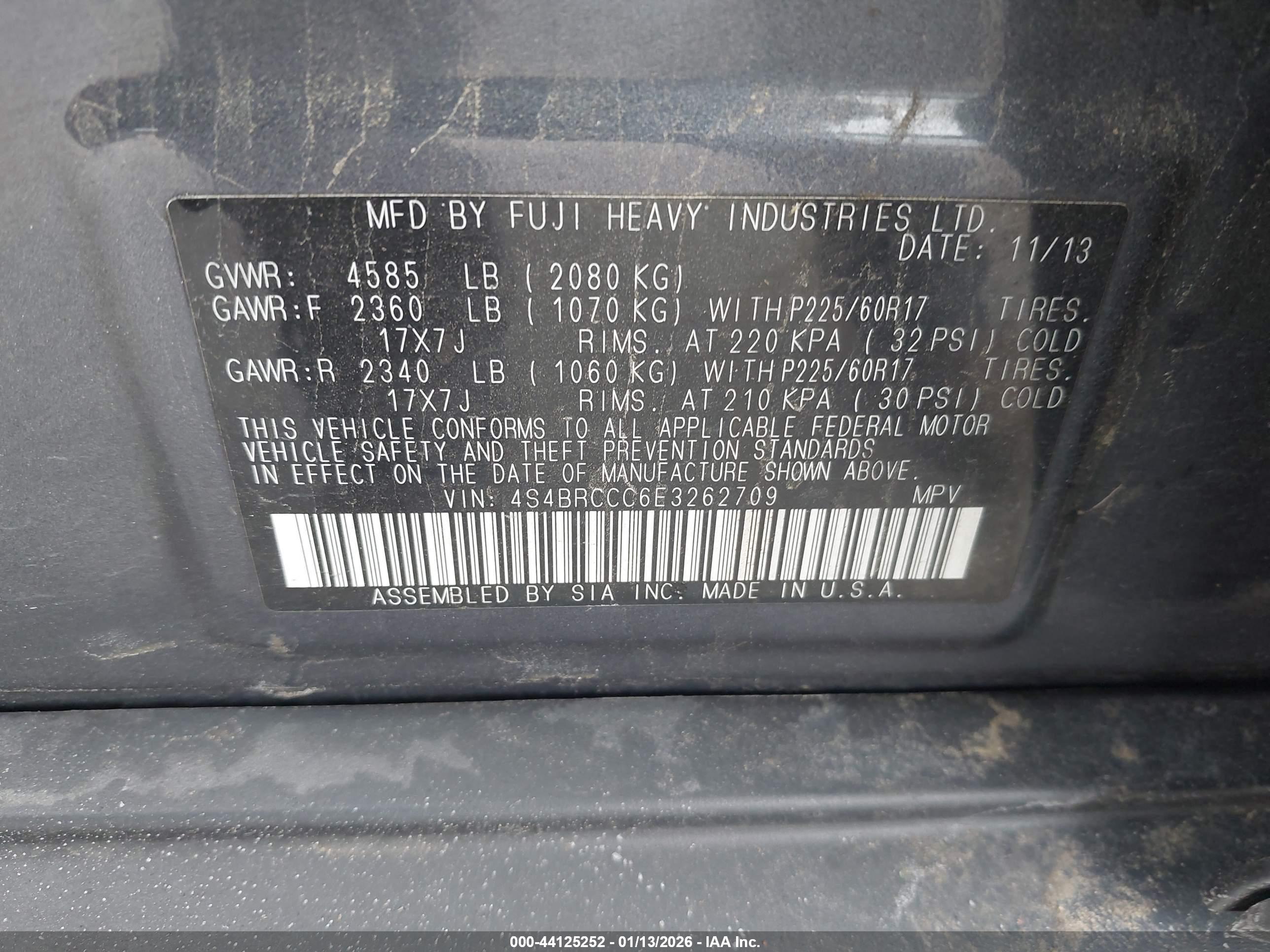 SUBARU OUTBACK image 9