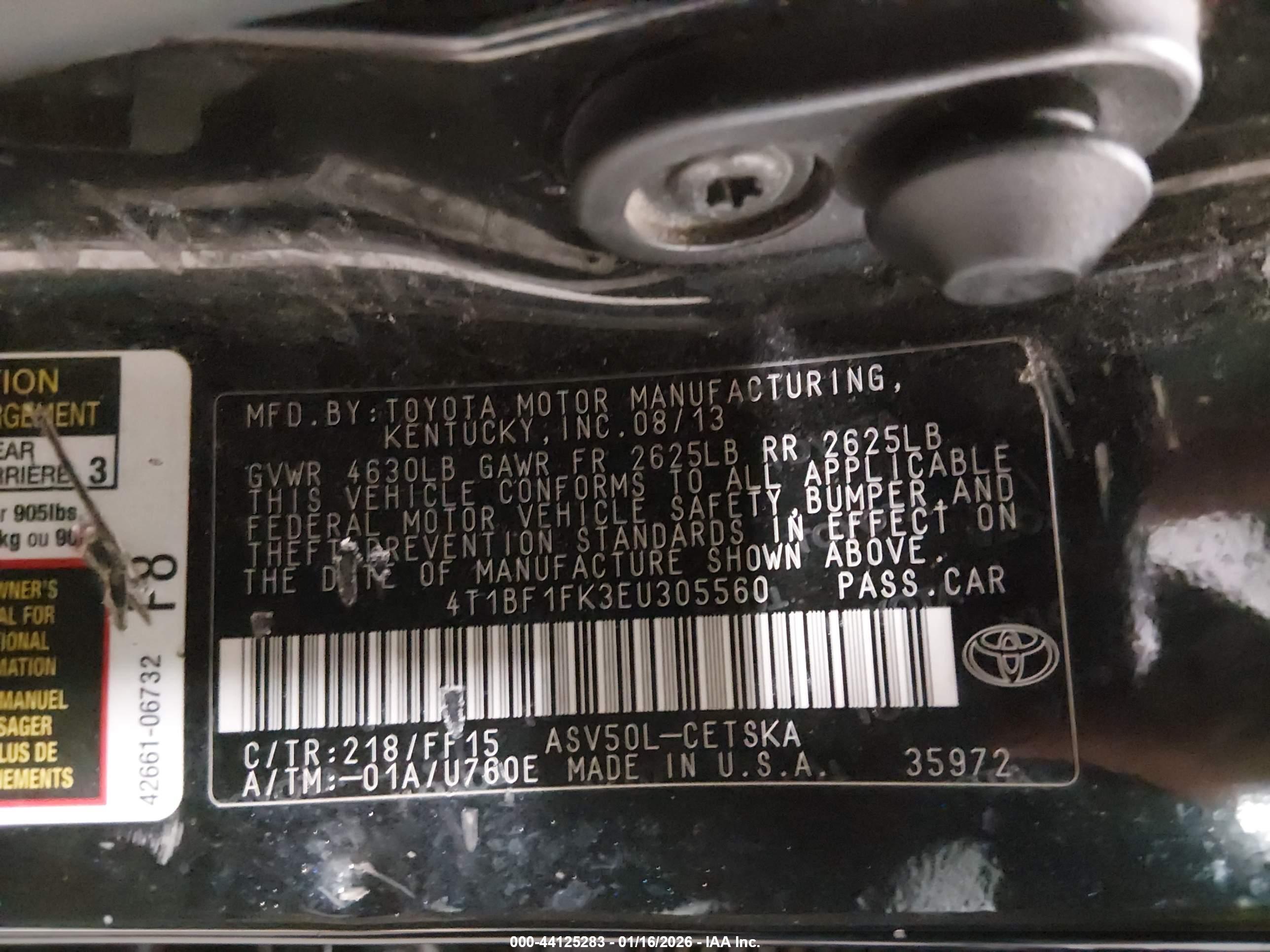 TOYOTA CAMRY image 9