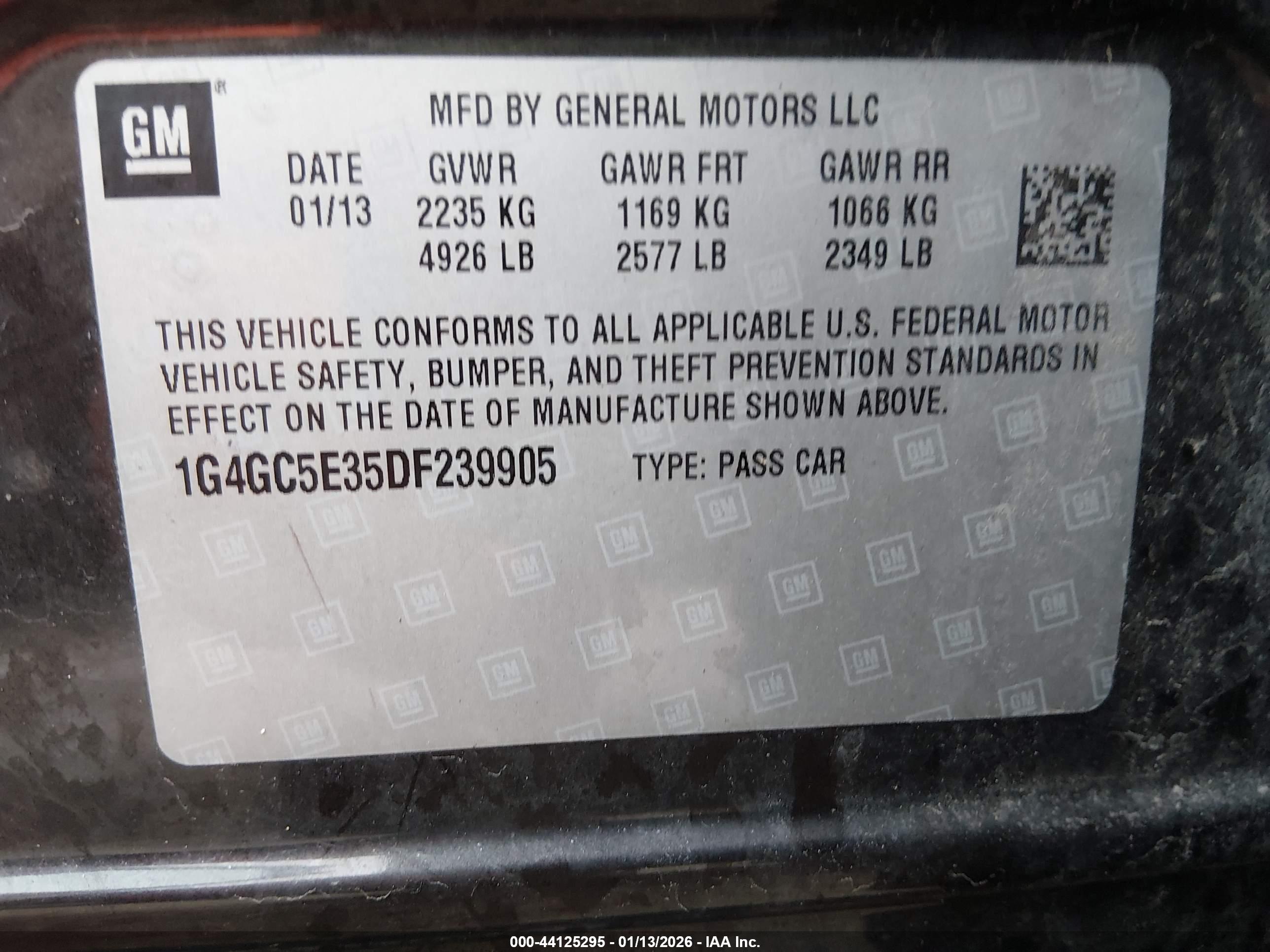 BUICK LACROSSE image 9