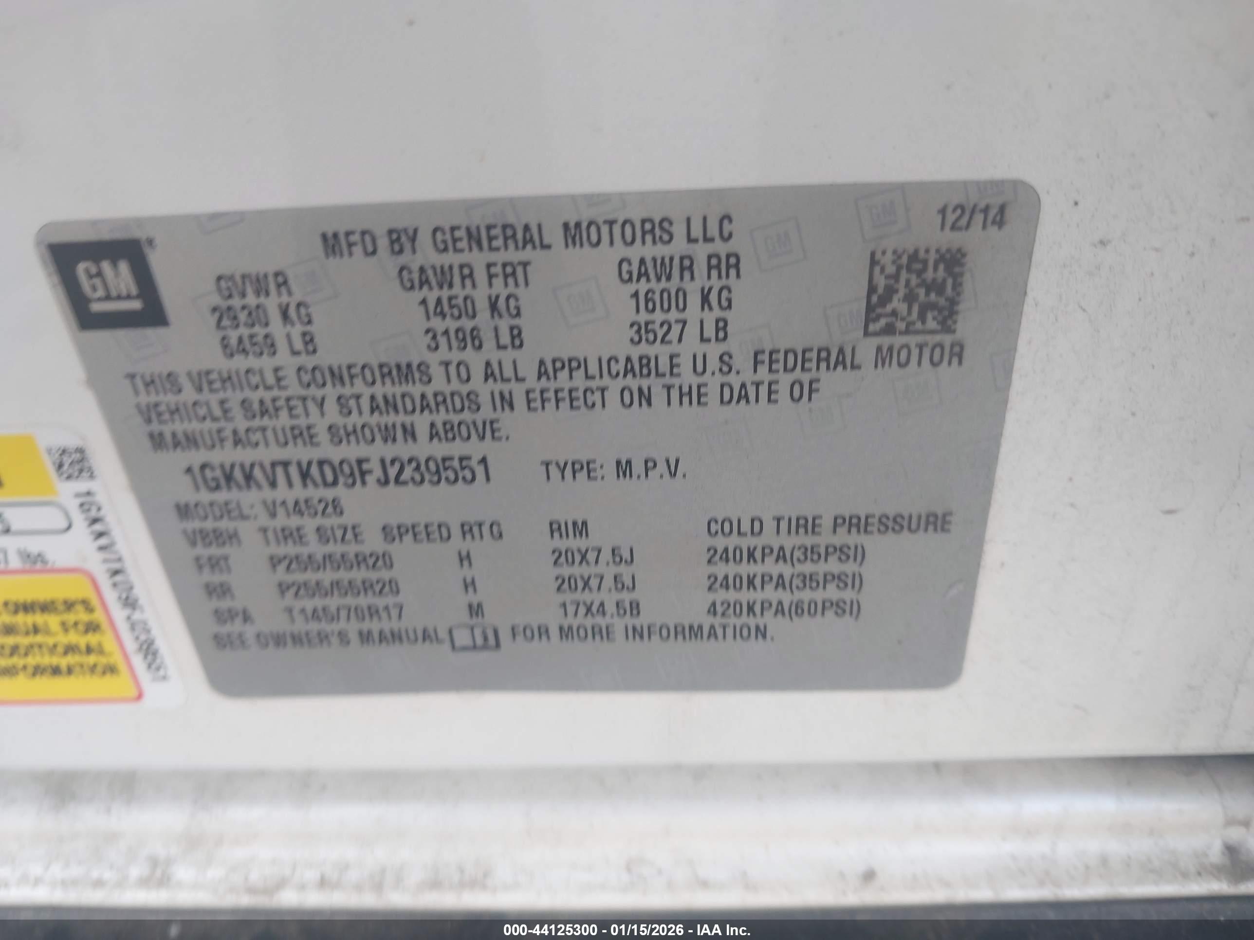 GMC ACADIA image 9