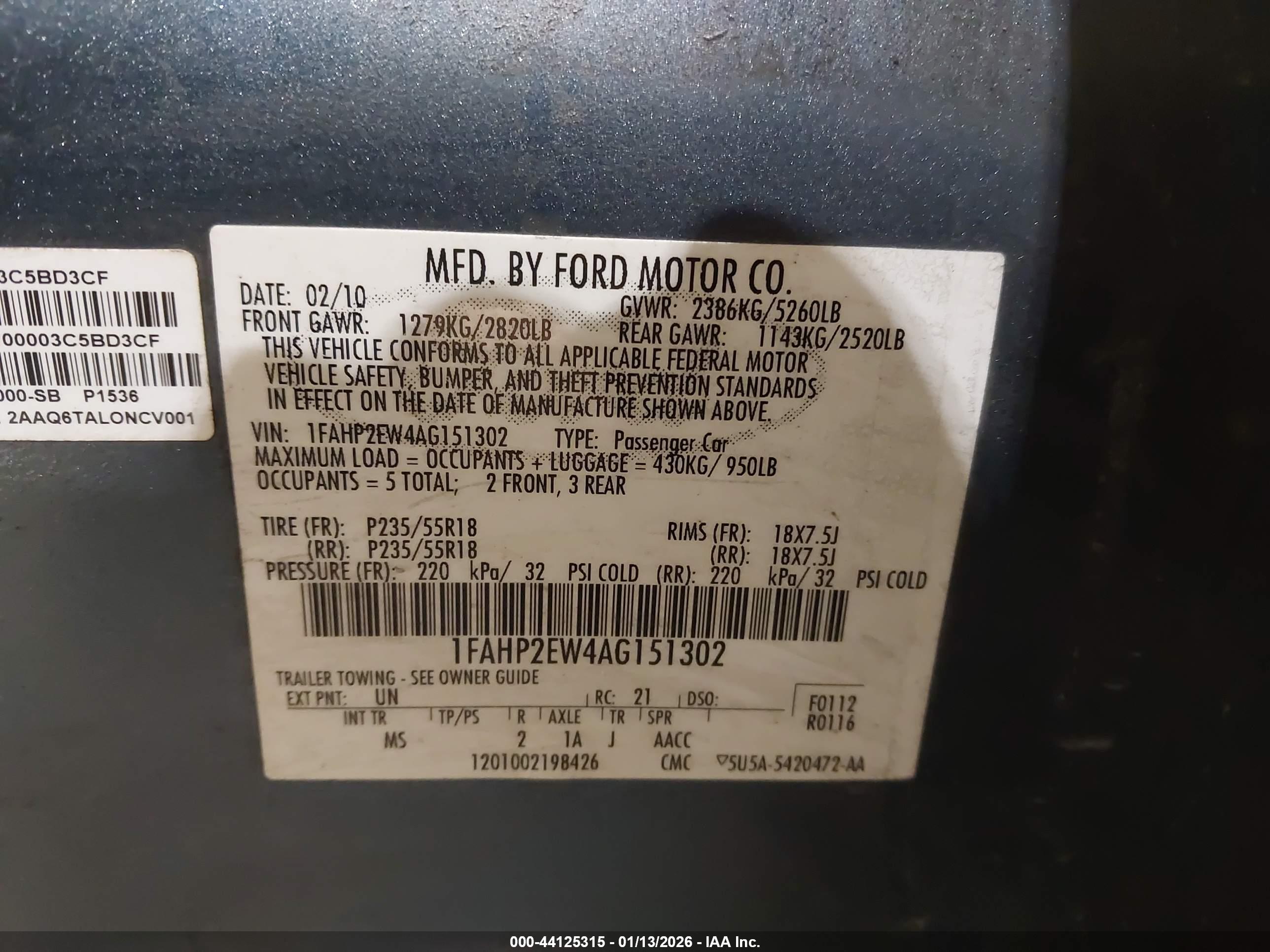 FORD TAURUS image 9