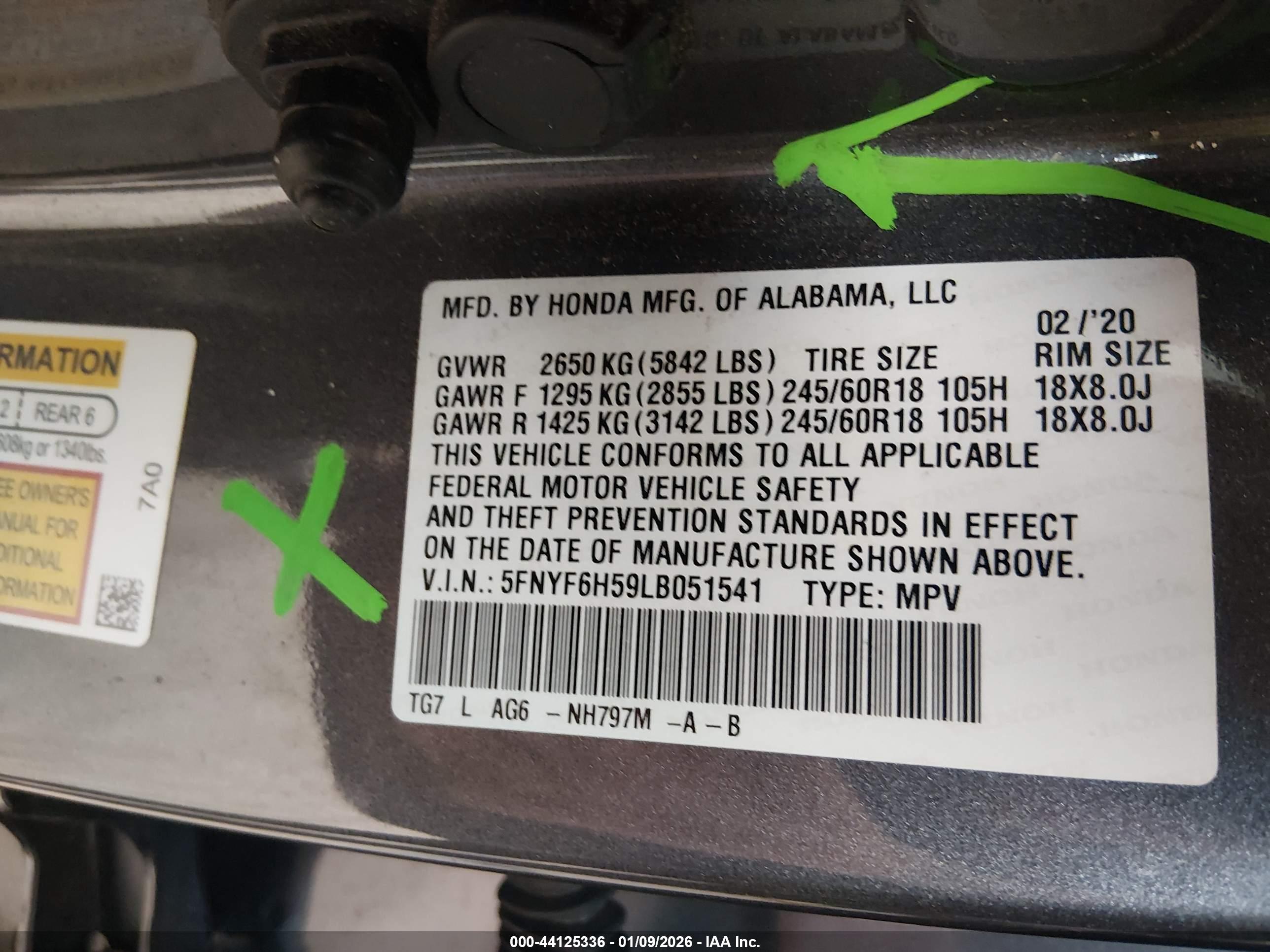 HONDA PILOT image 9