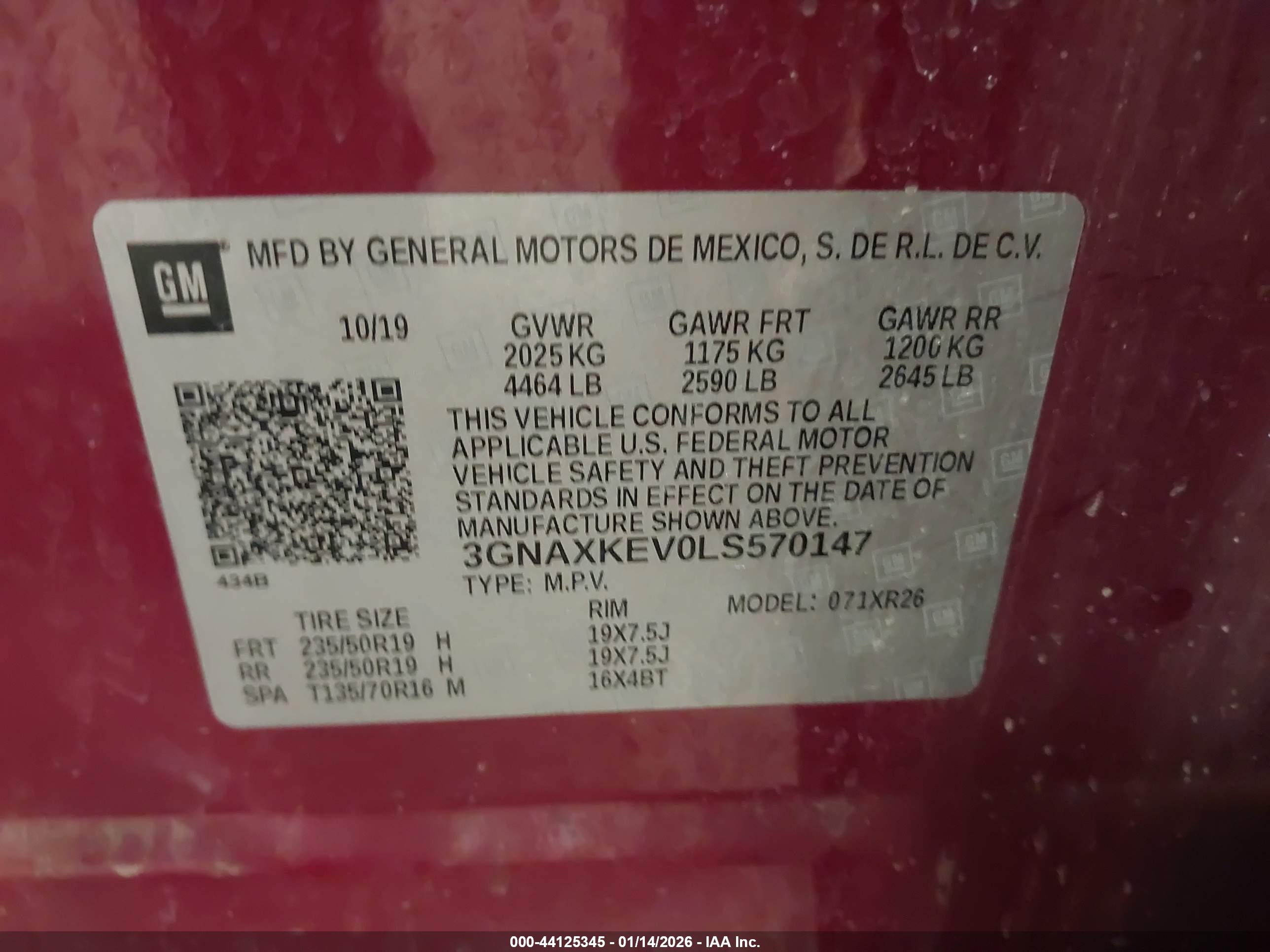 CHEVROLET EQUINOX image 9