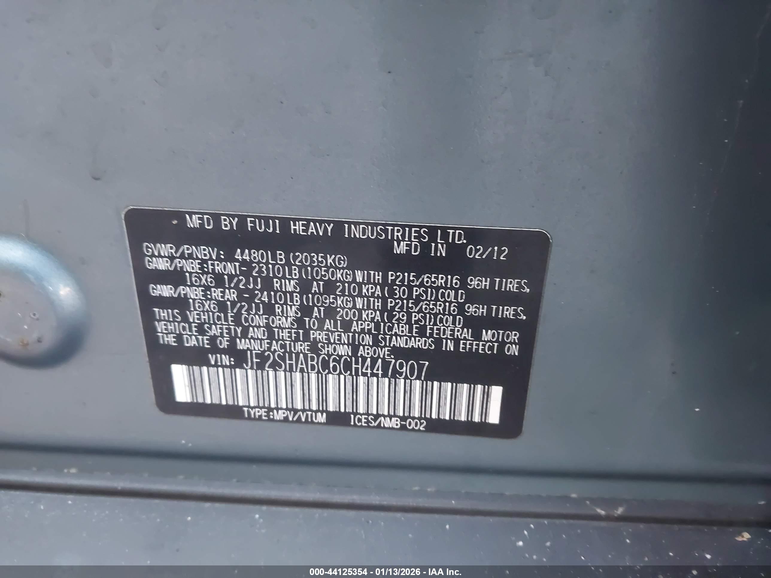 SUBARU FORESTER image 9