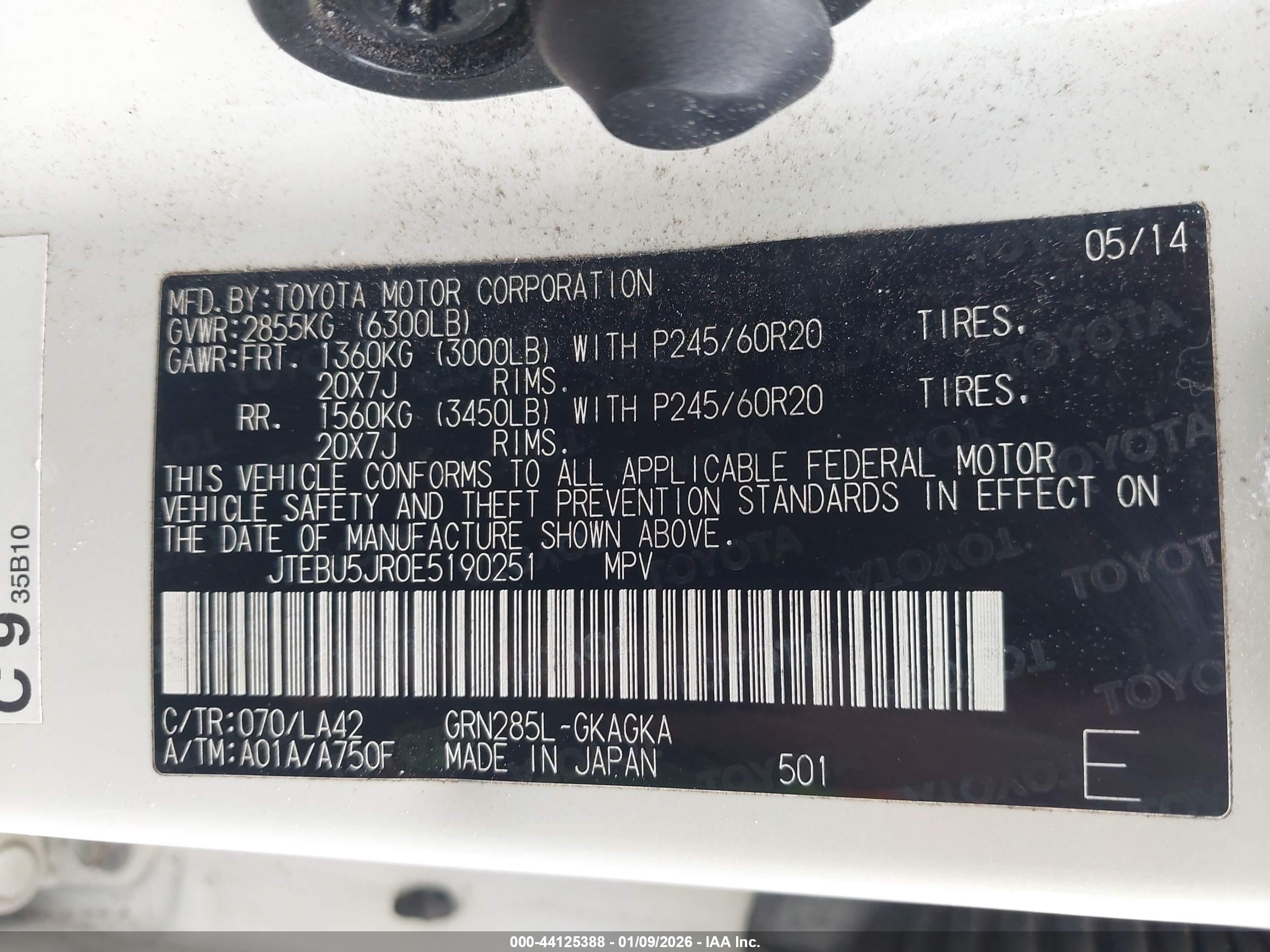 TOYOTA 4RUNNER image 9
