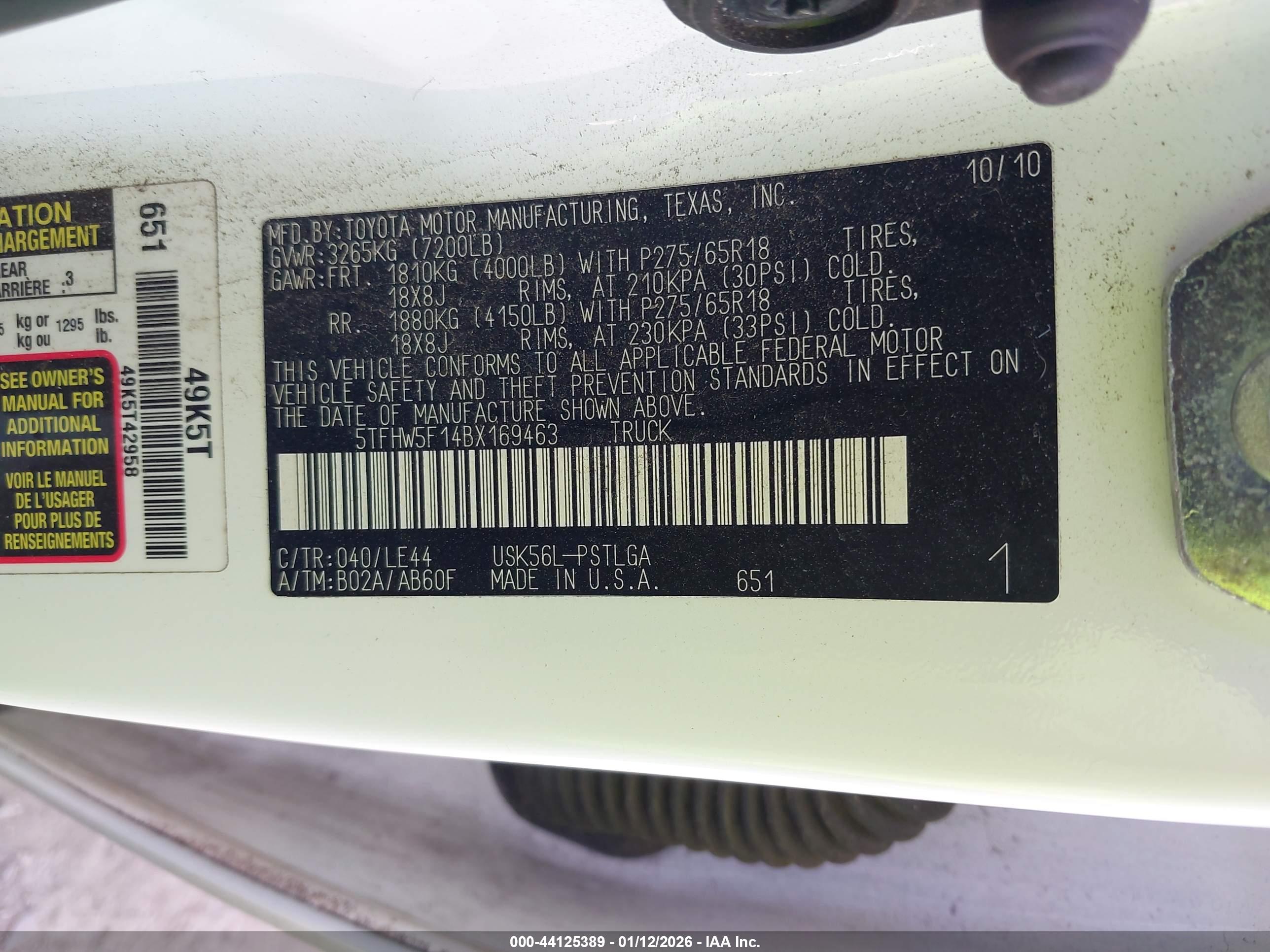 TOYOTA TUNDRA image 9
