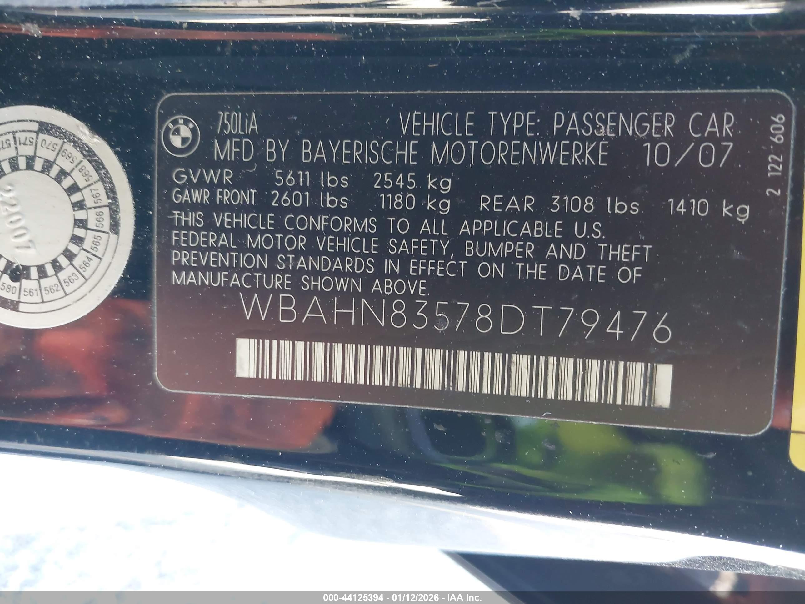 BMW 750LI image 9