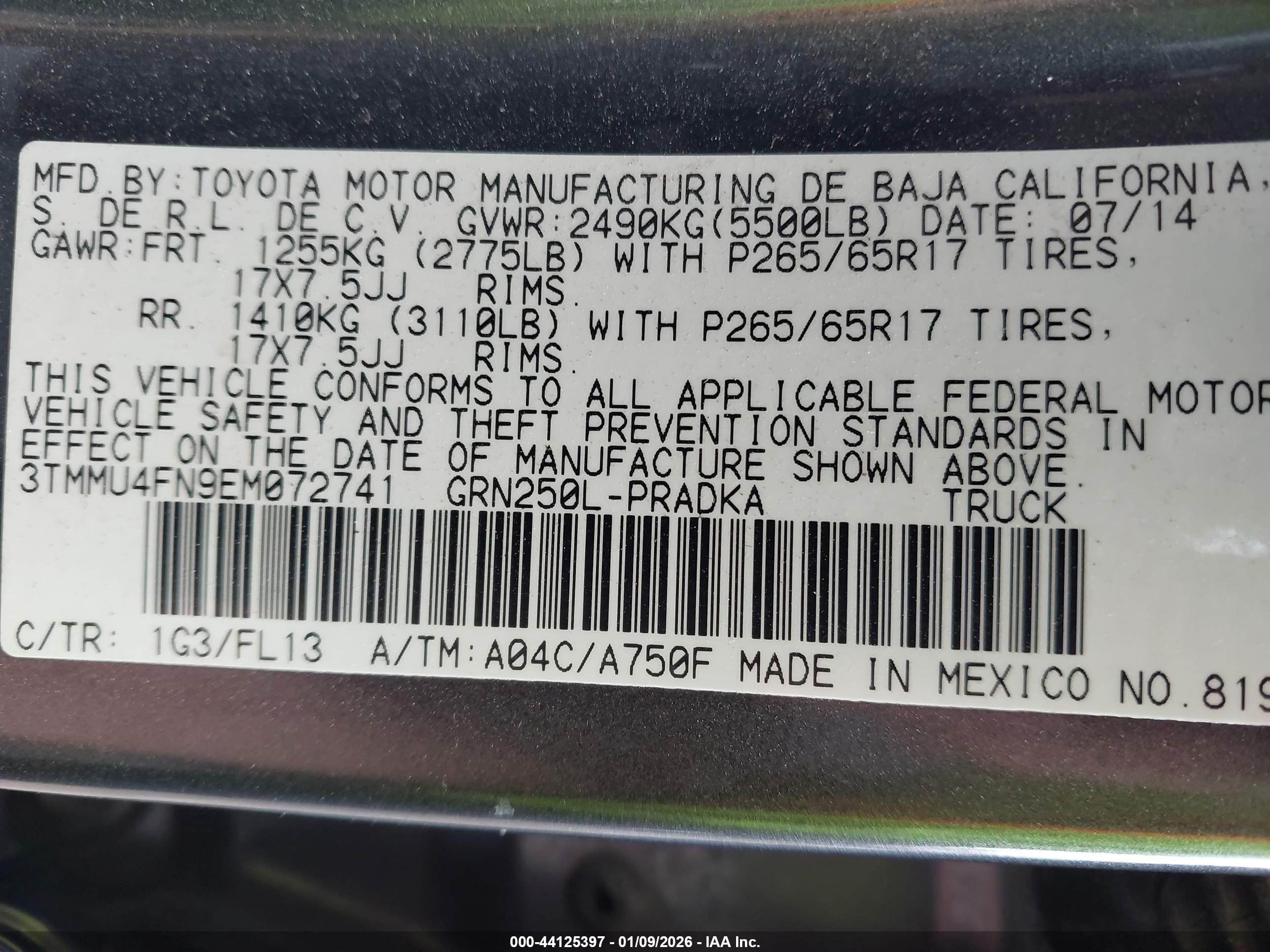 TOYOTA TACOMA image 9
