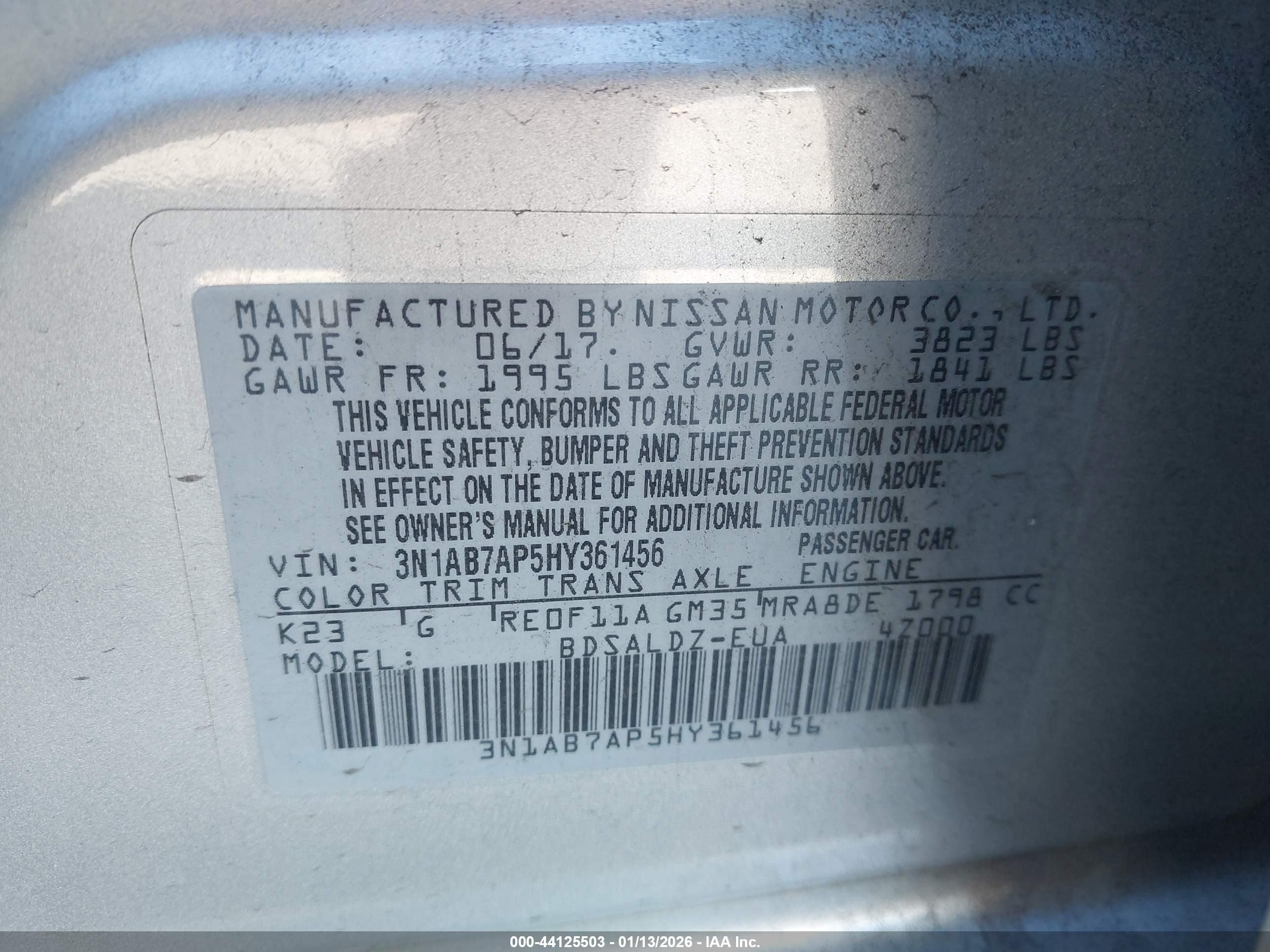 NISSAN SENTRA image 9