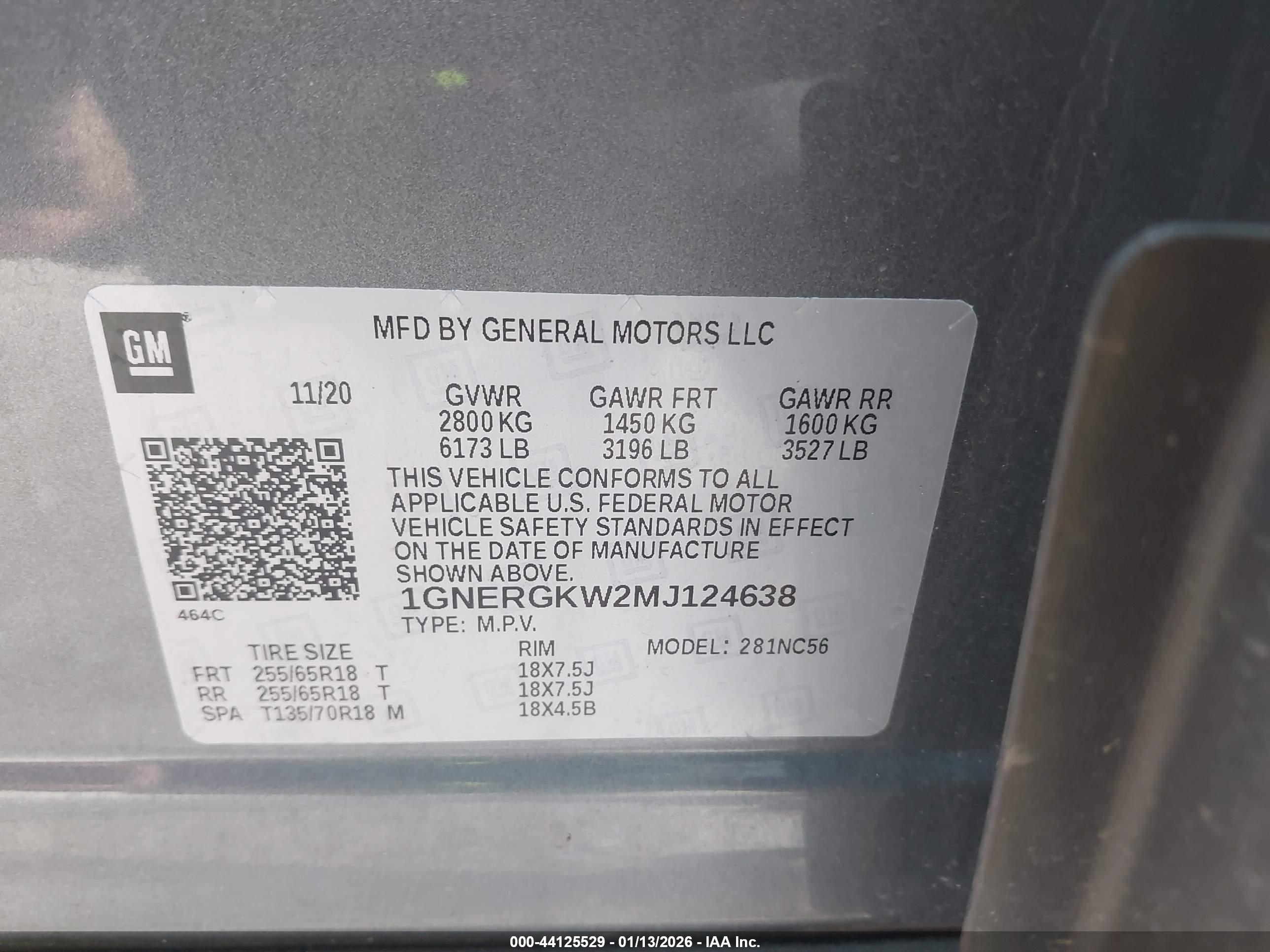 CHEVROLET TRAVERSE image 9