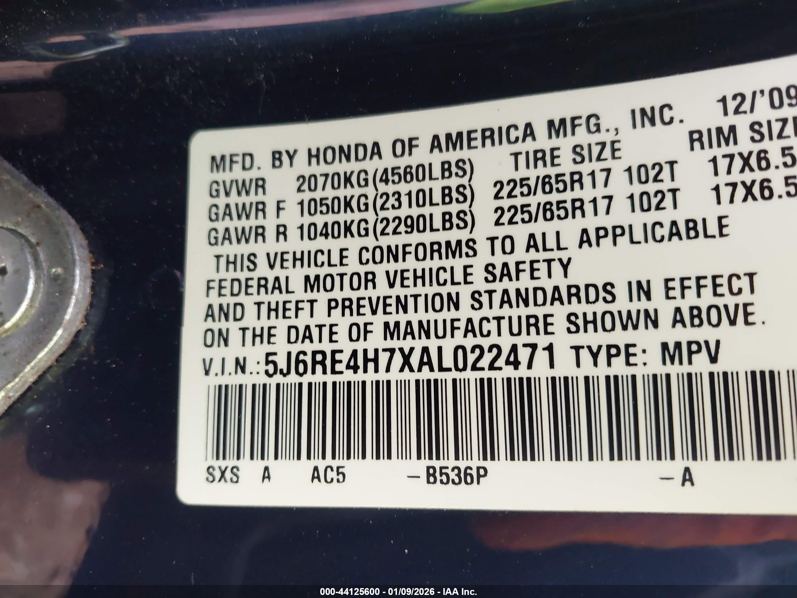 HONDA CR-V image 9