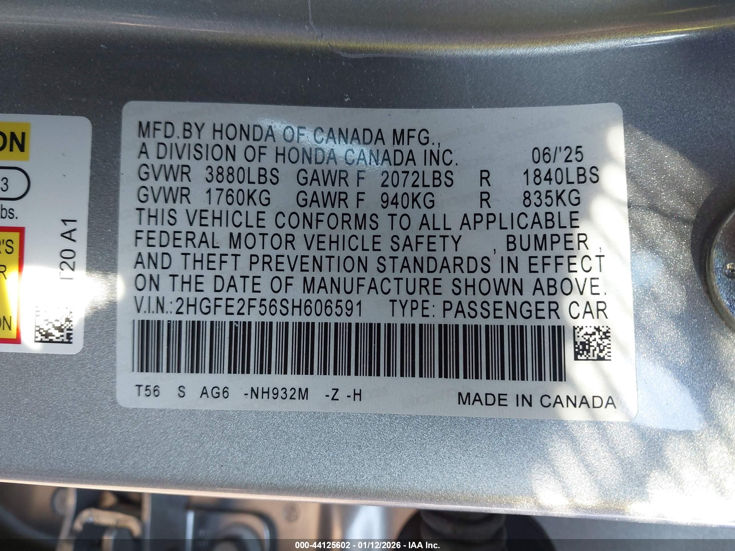 HONDA CIVIC image 9