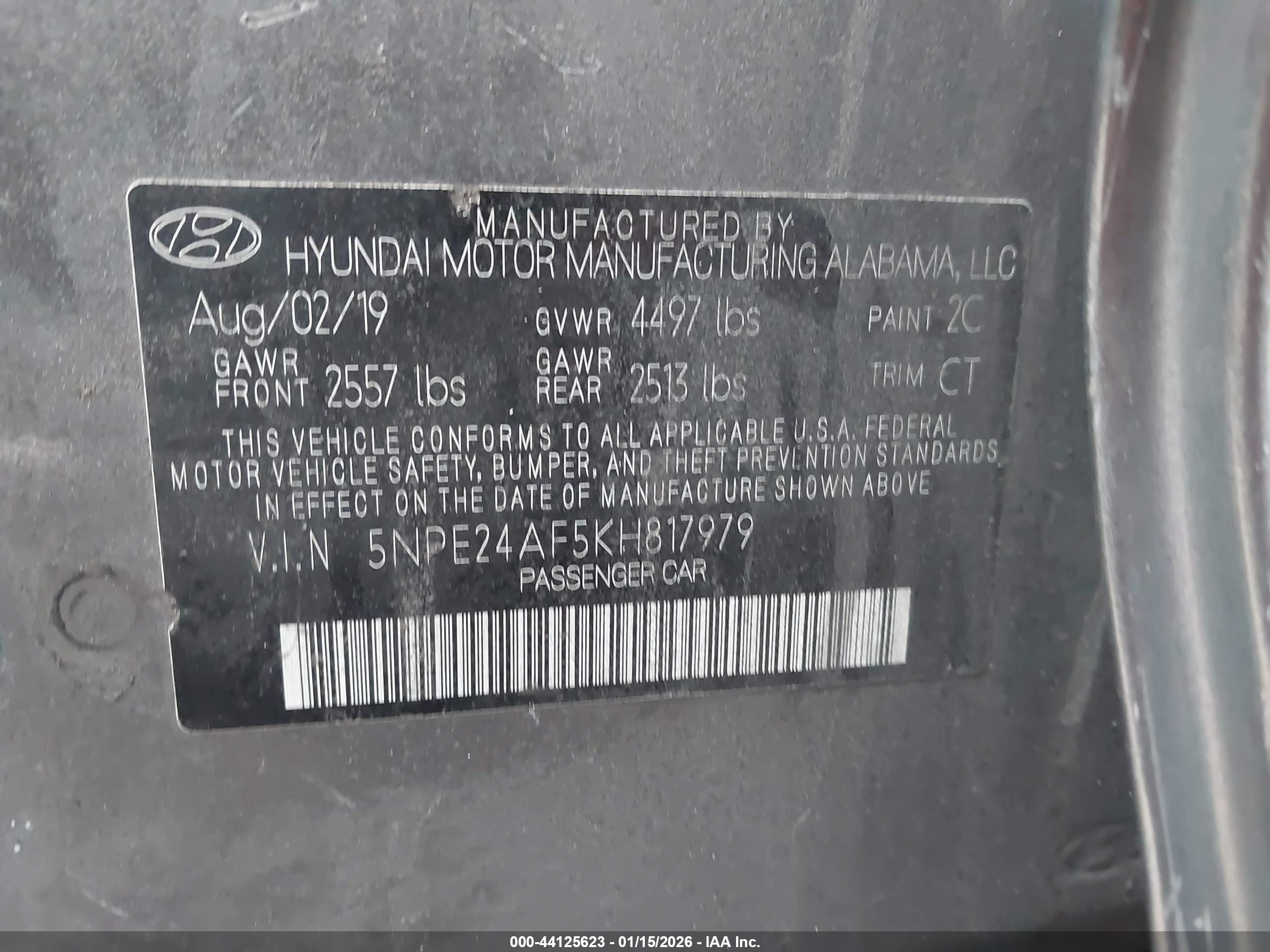 HYUNDAI SONATA image 9