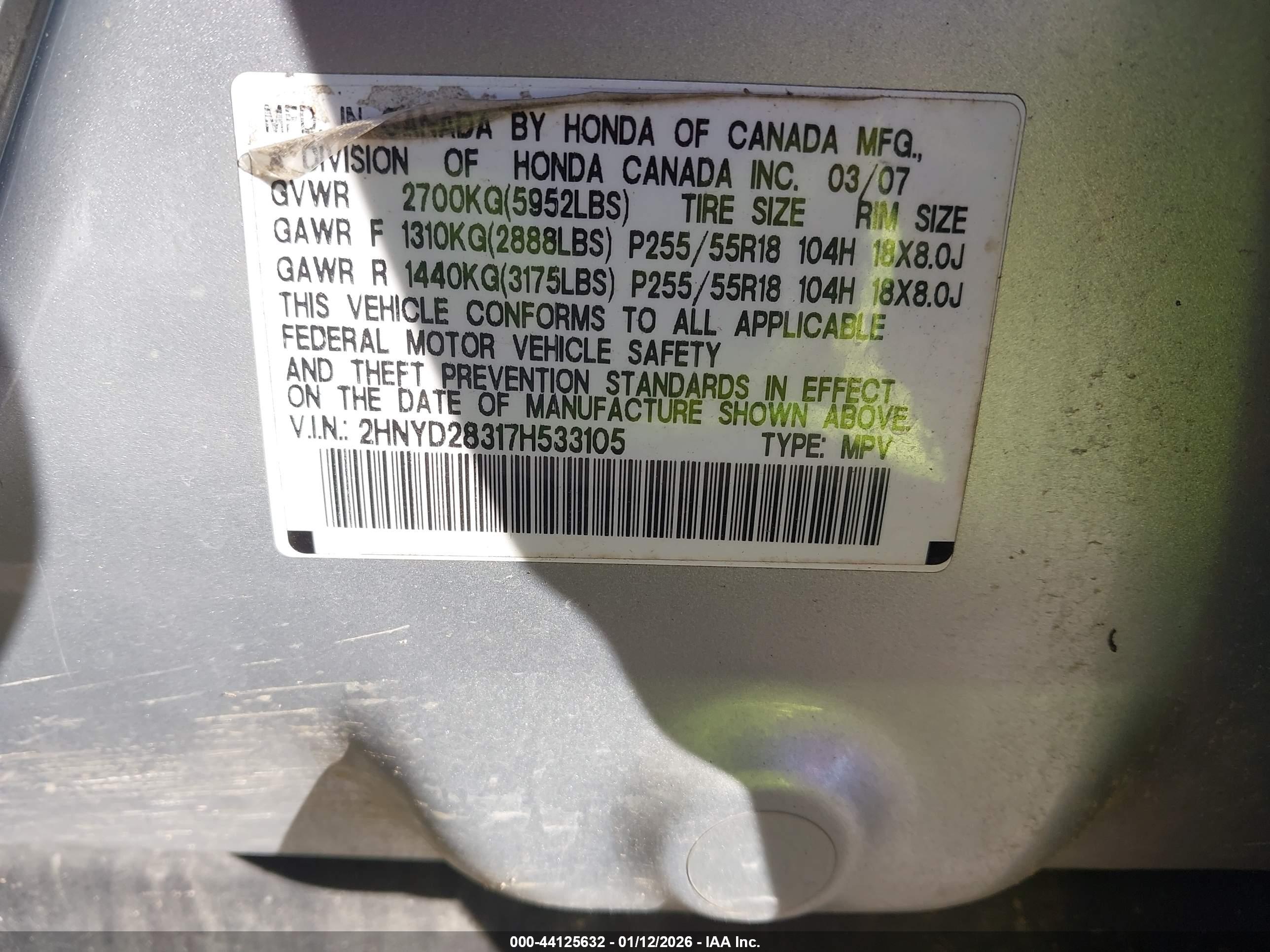 ACURA MDX image 9