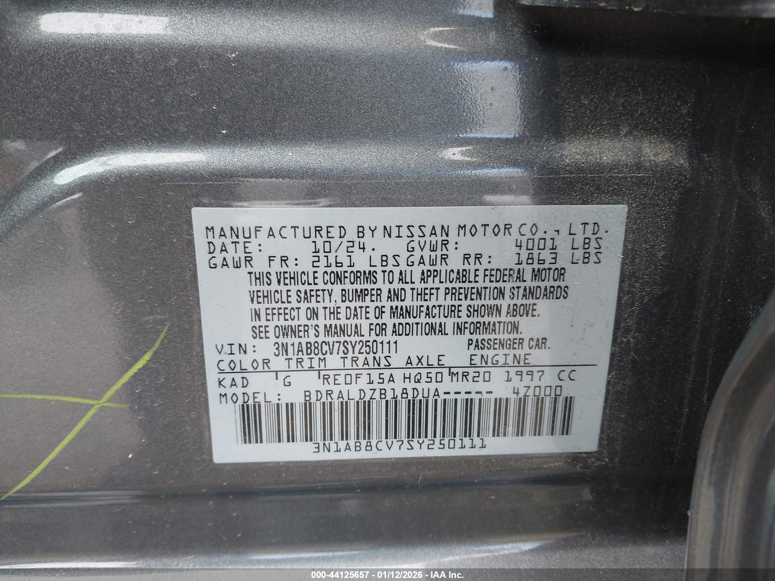 NISSAN SENTRA image 9