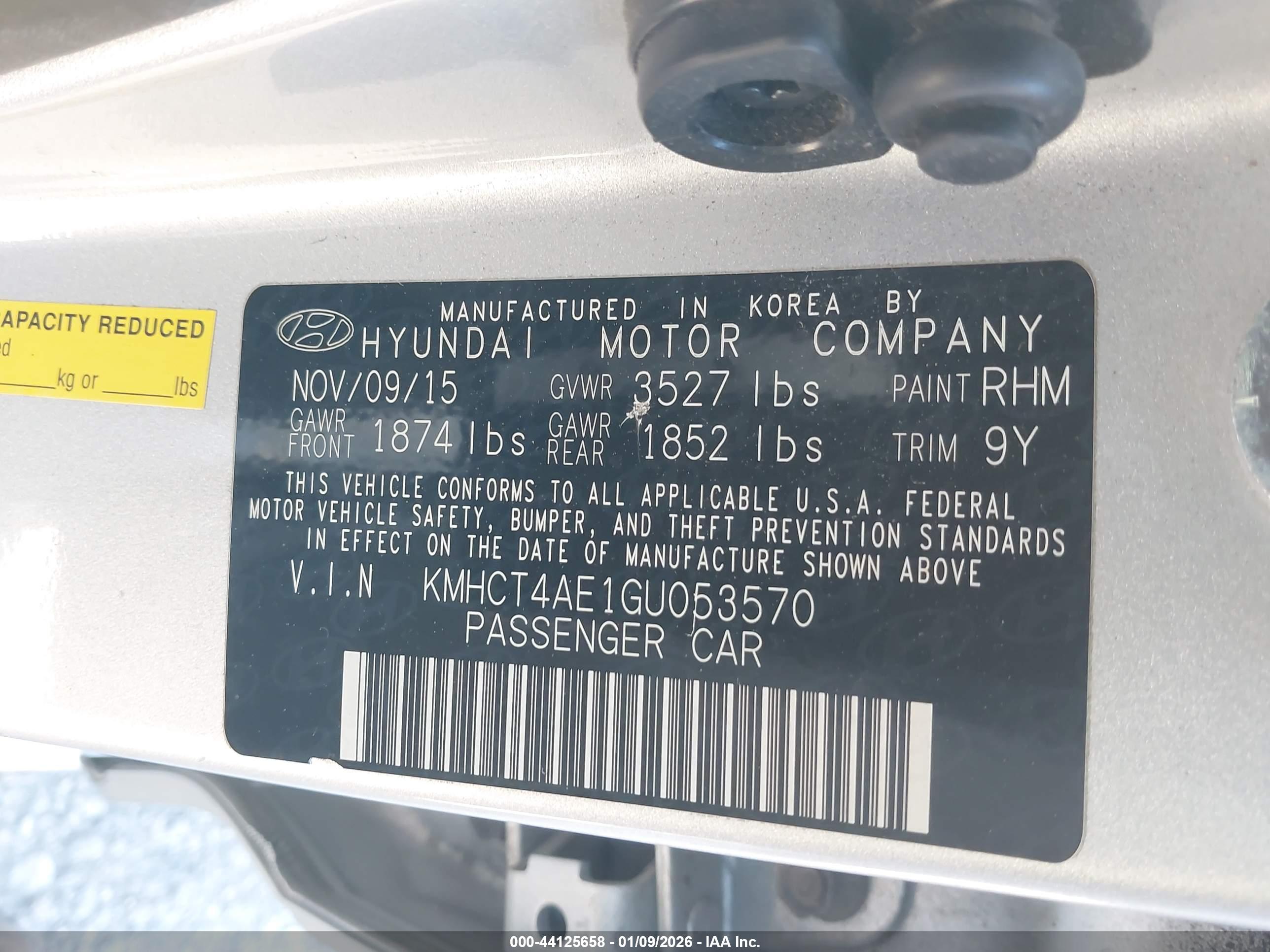 HYUNDAI ACCENT image 9