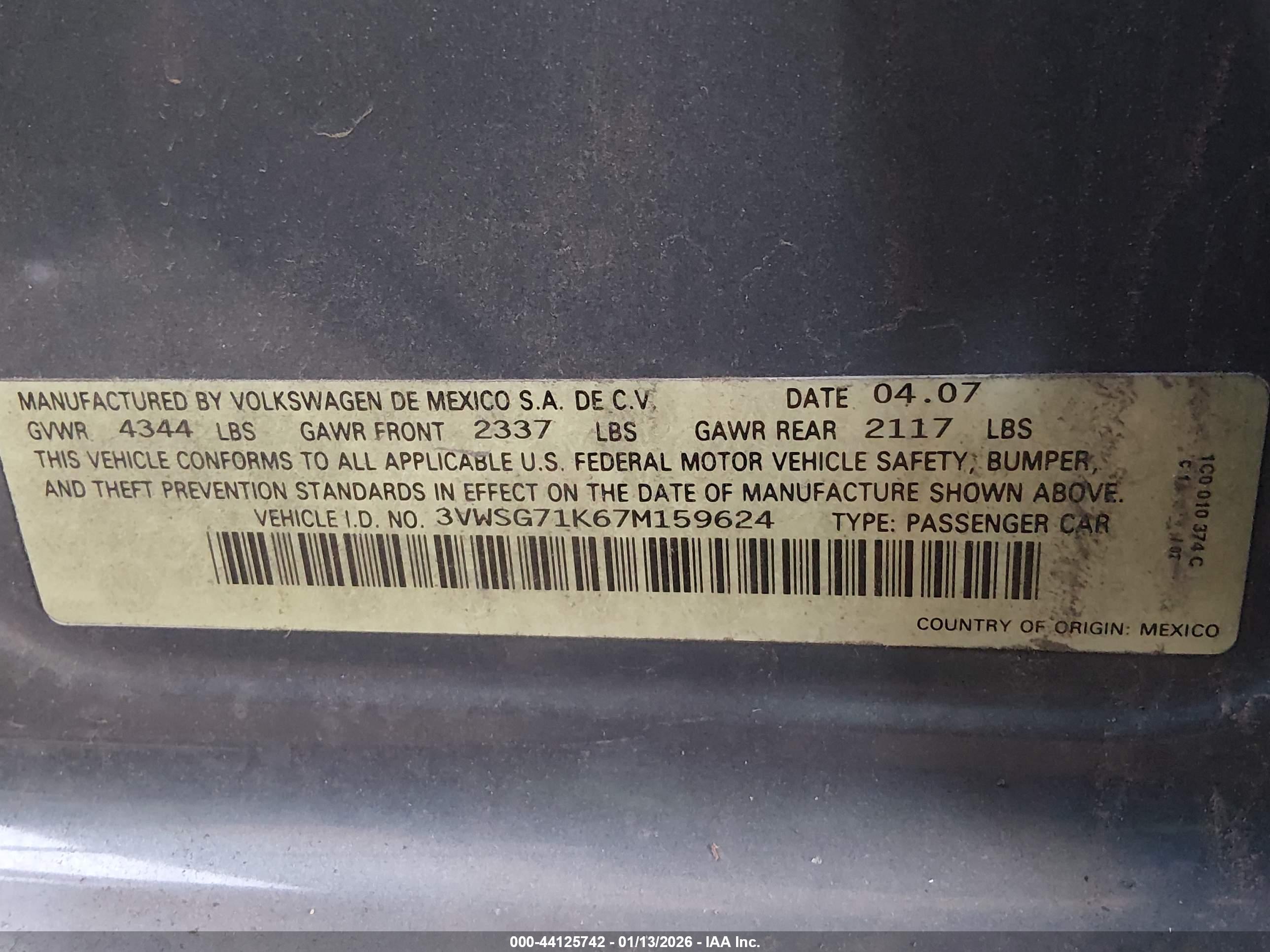 VOLKSWAGEN JETTA image 9
