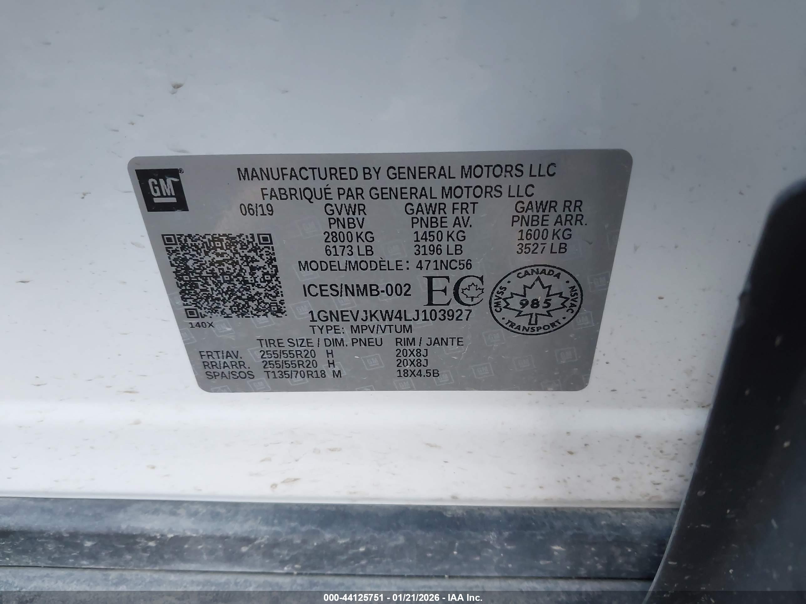 CHEVROLET TRAVERSE image 9